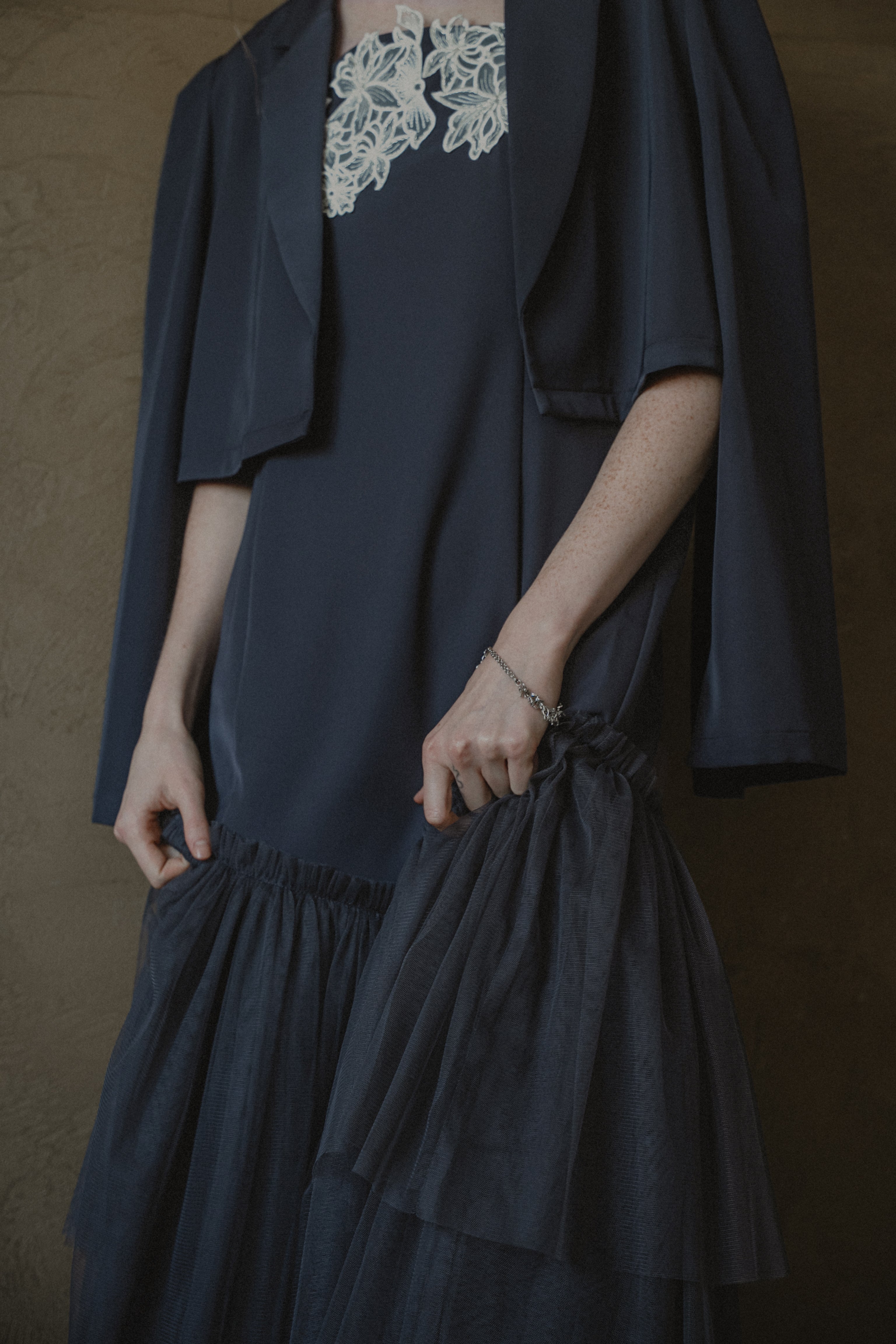 1012 Layered tulle dress