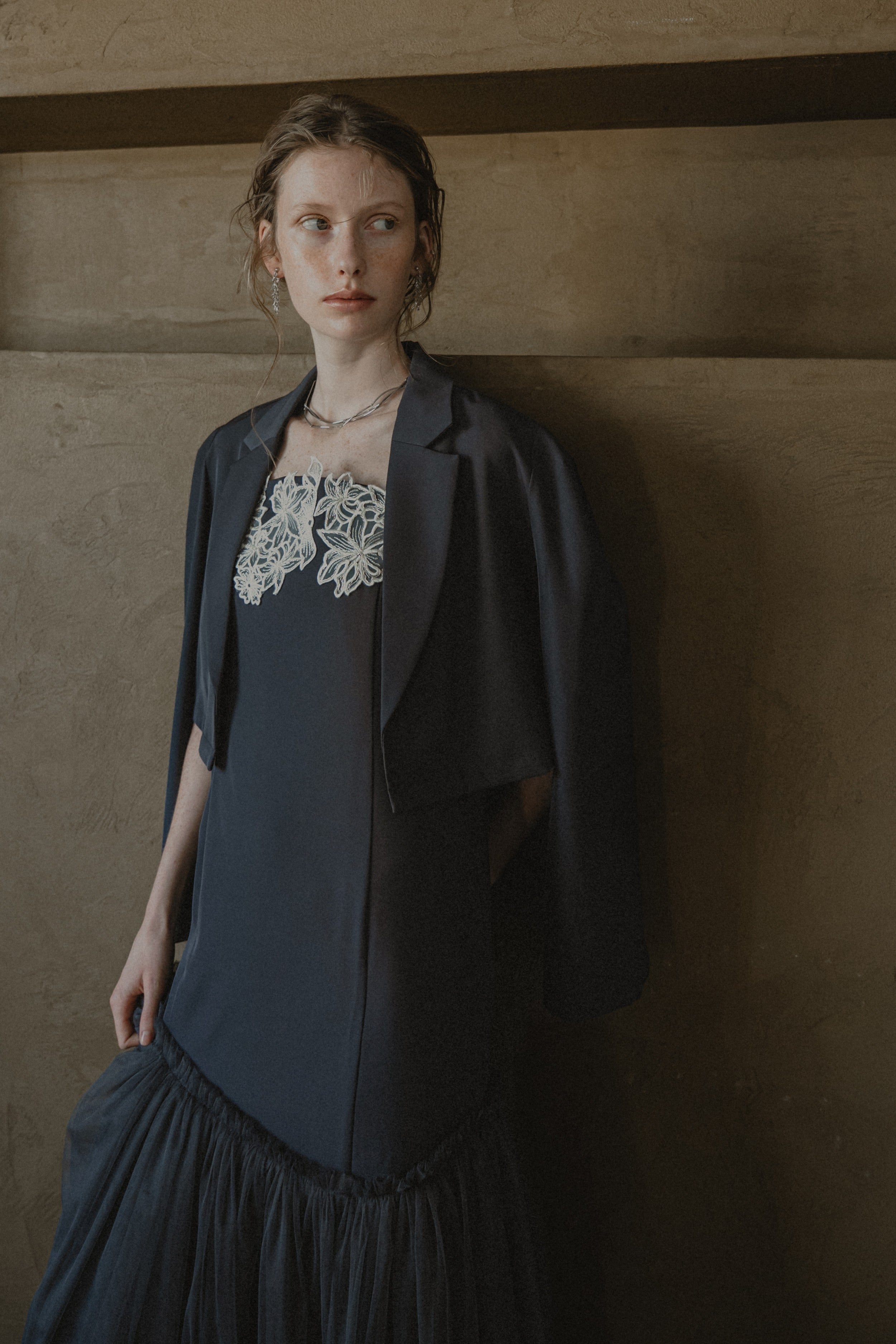 1012 Layered tulle dress