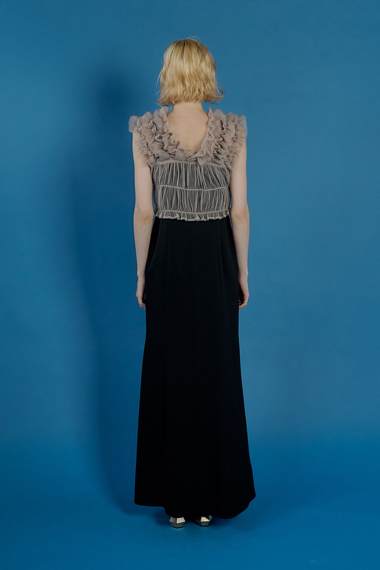 913 Many way frill dress