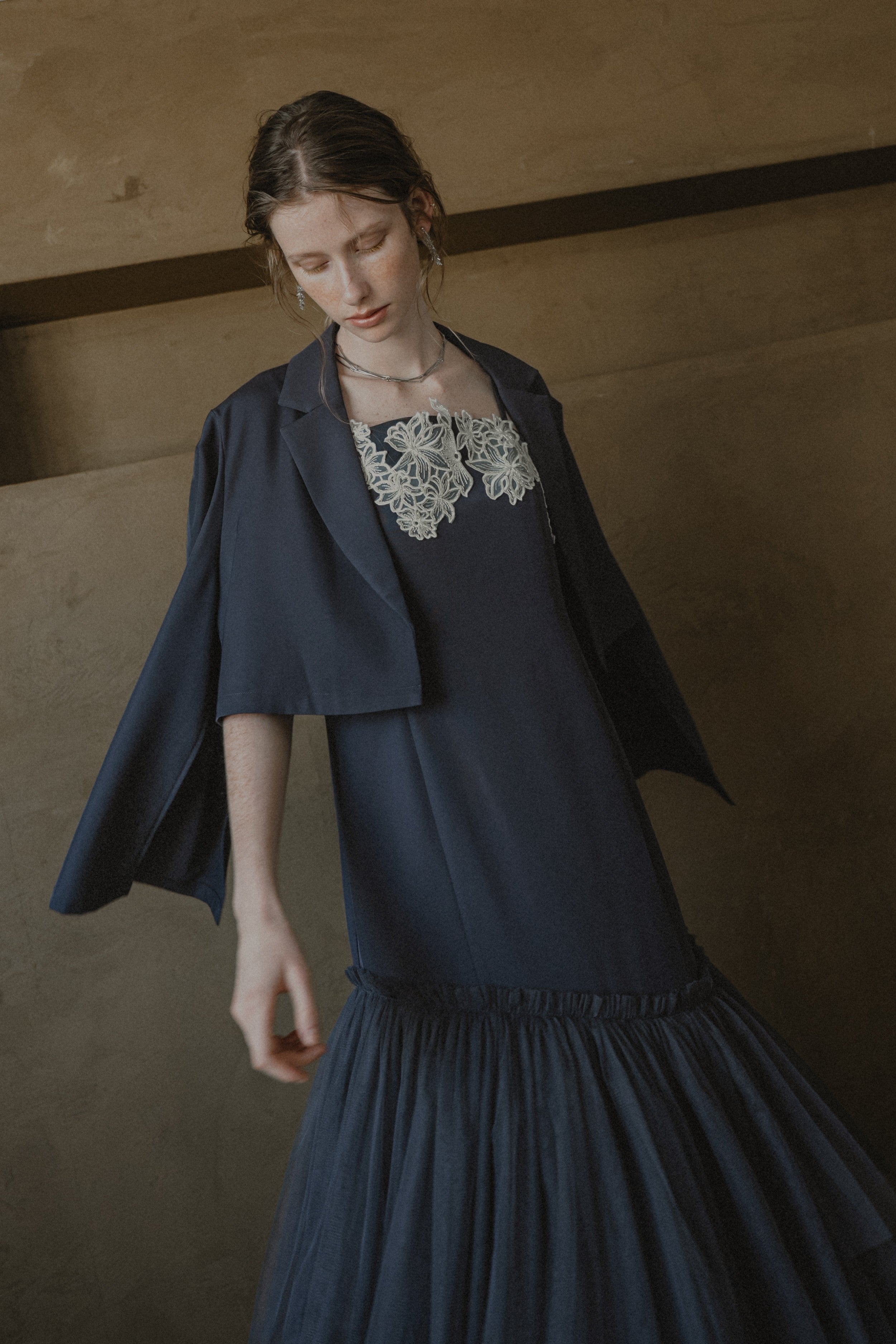 1012 Layered tulle dress