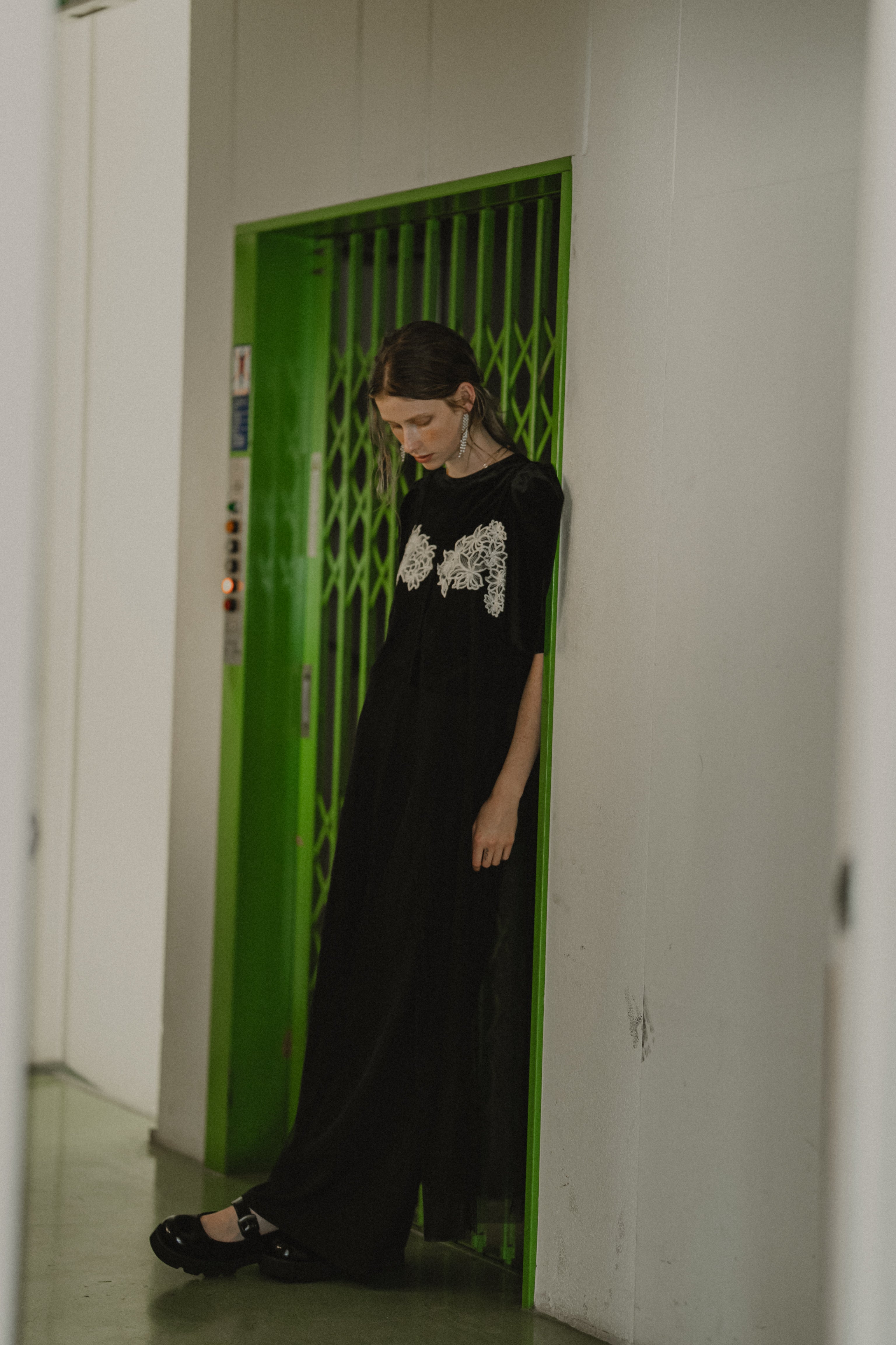 1010 Layered velor dress