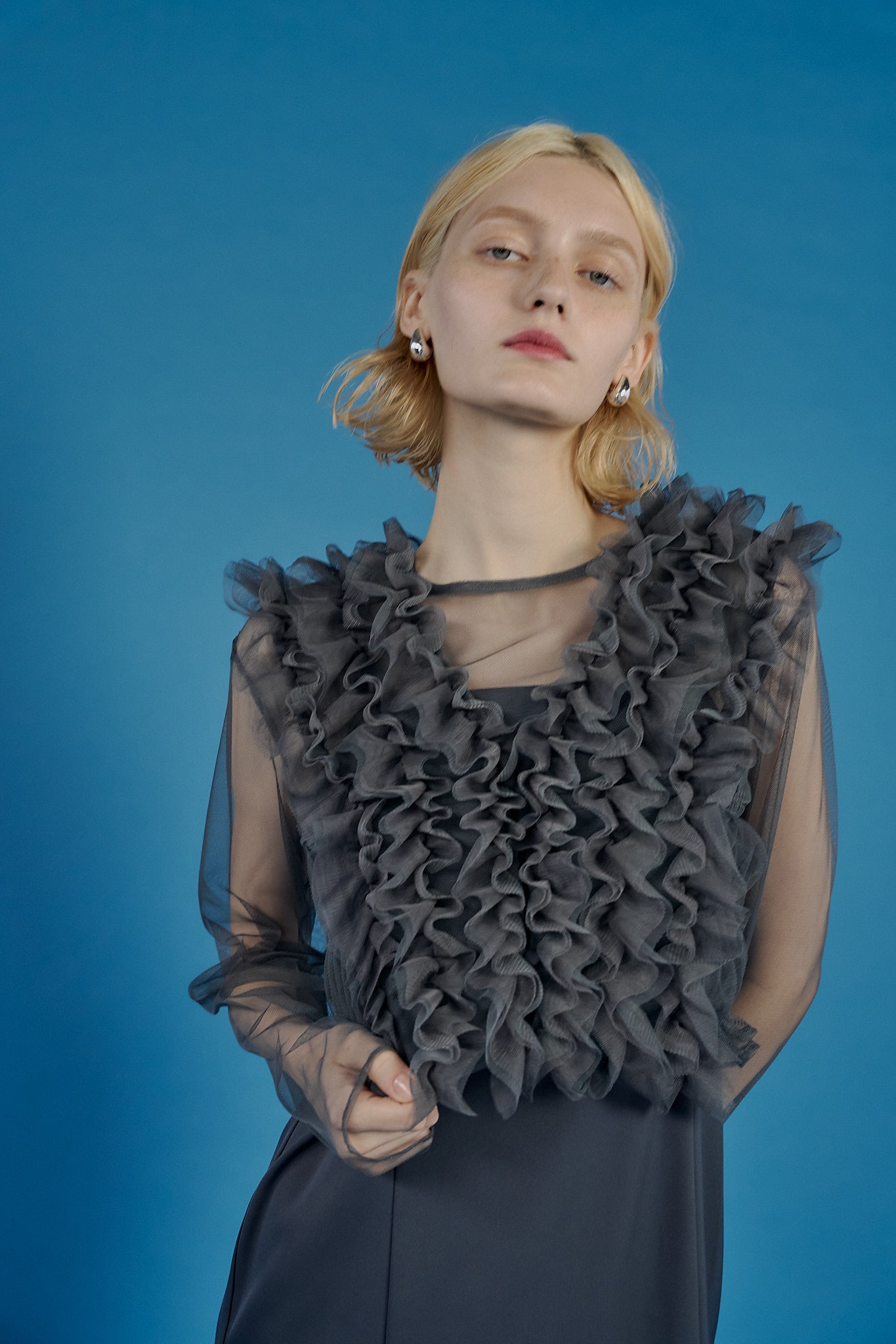 913 Many way frill dress
