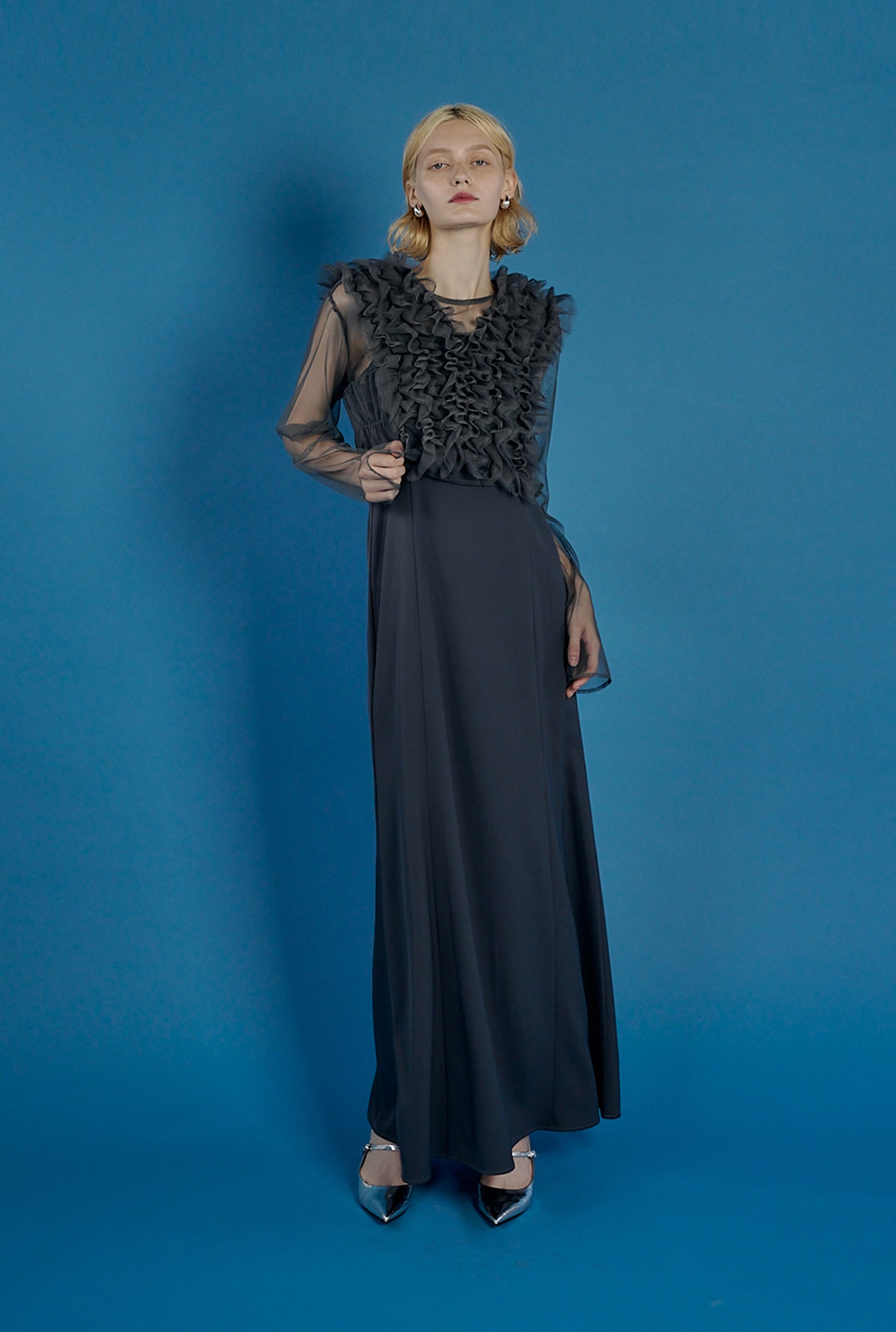 913 Many way frill dress