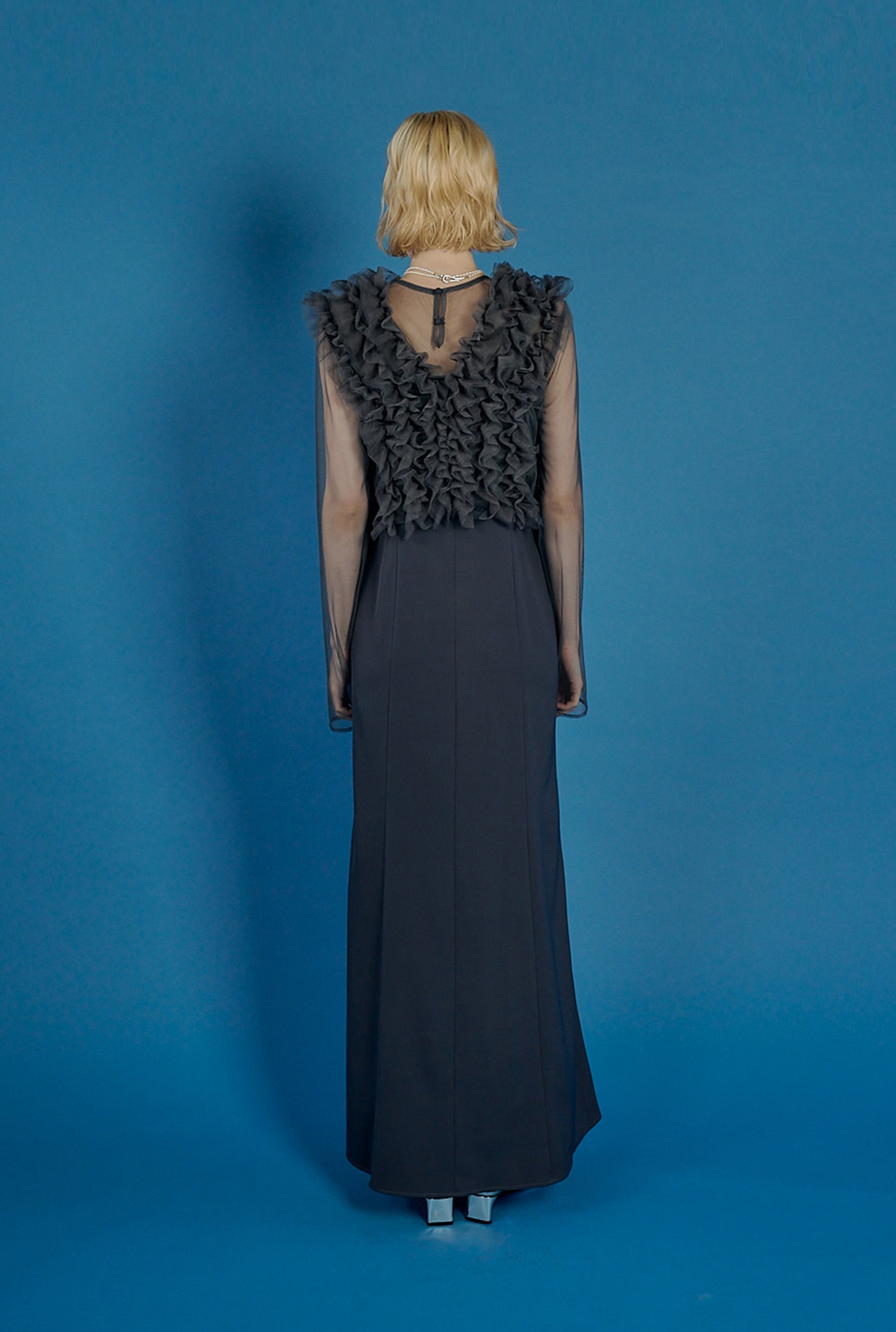913 Many way frill dress
