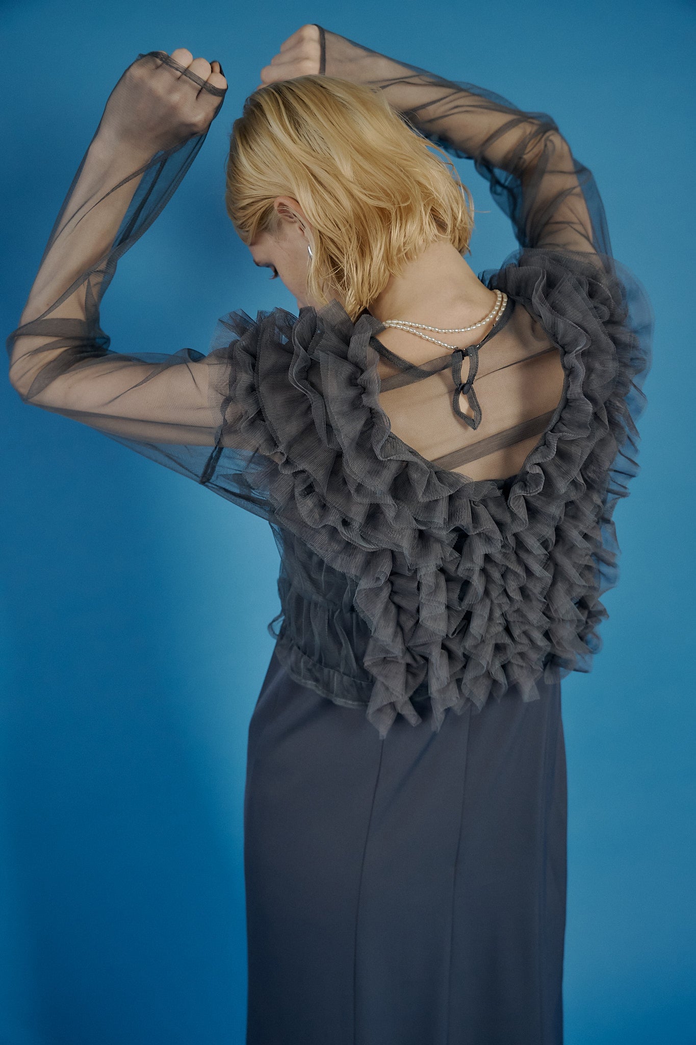 913 Many way frill dress