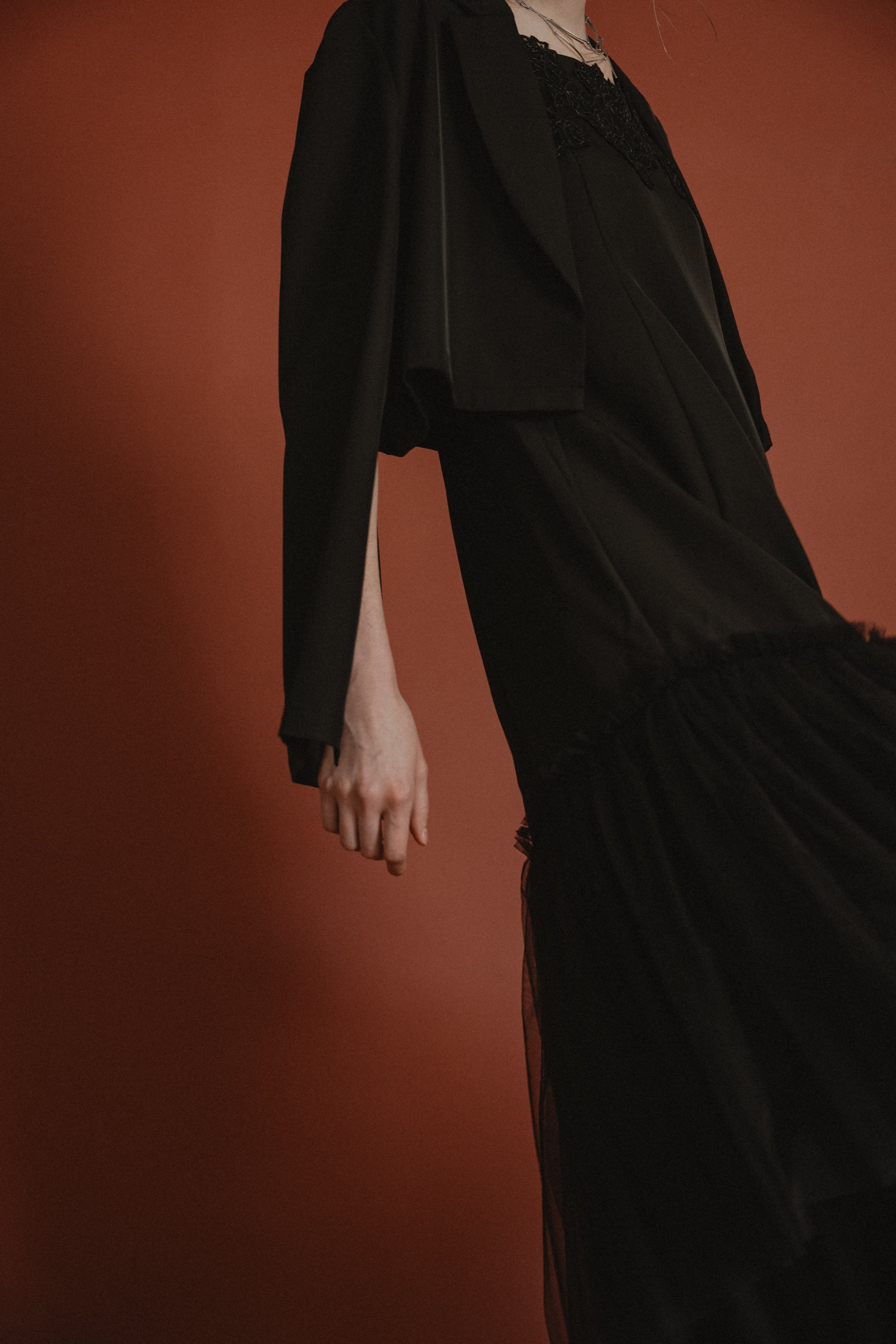 1012 Layered tulle dress
