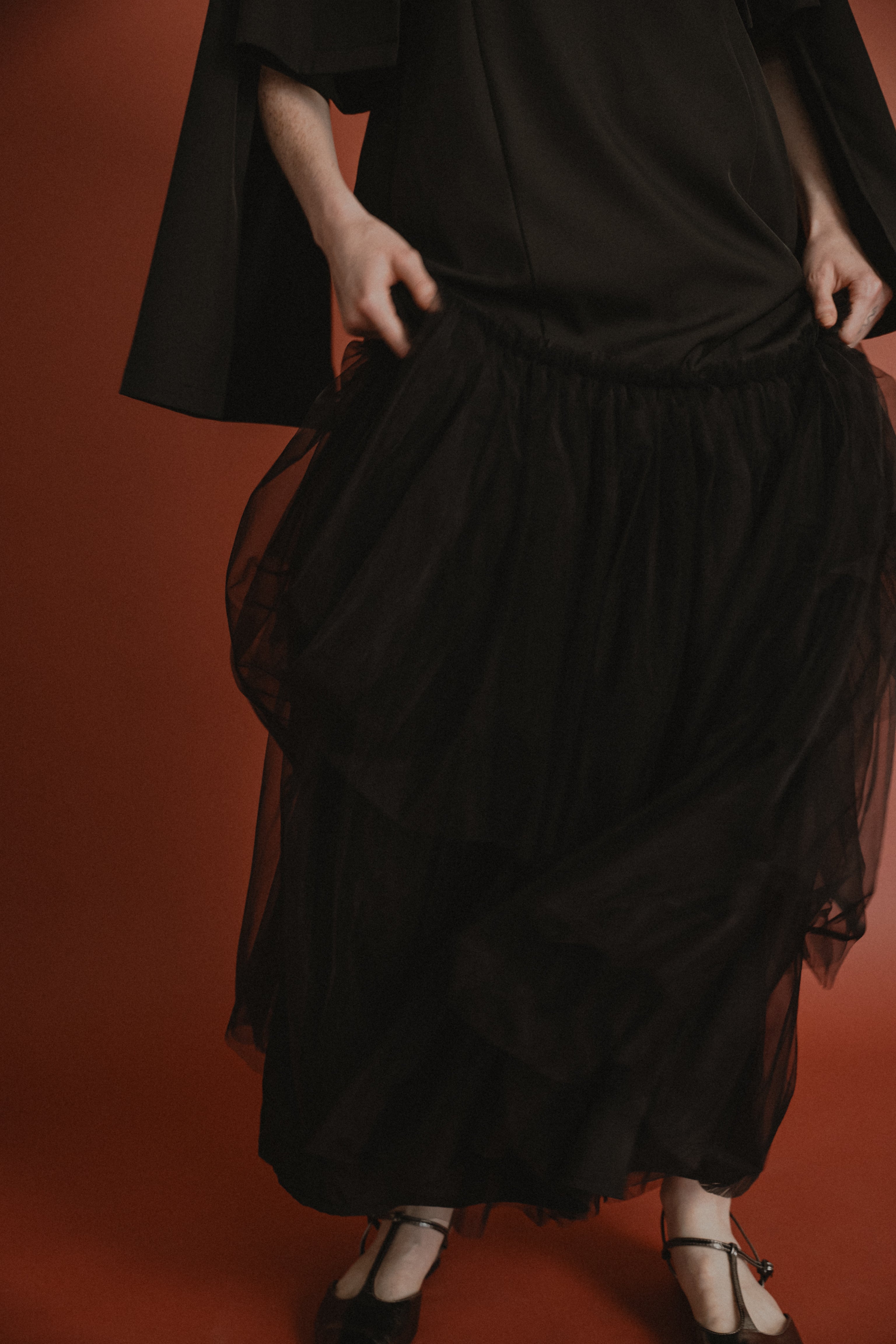 1012 Layered tulle dress