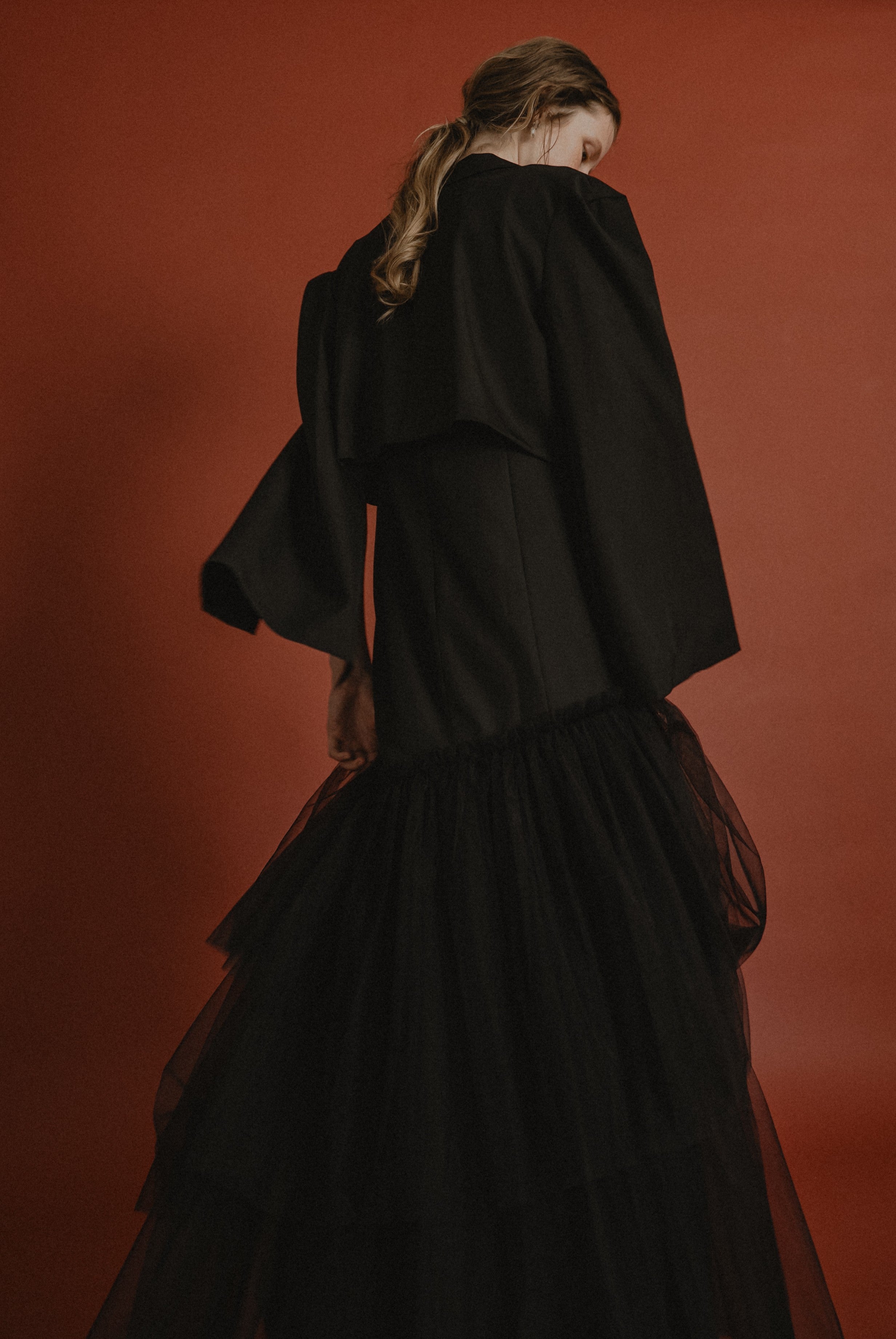 1012 Layered tulle dress