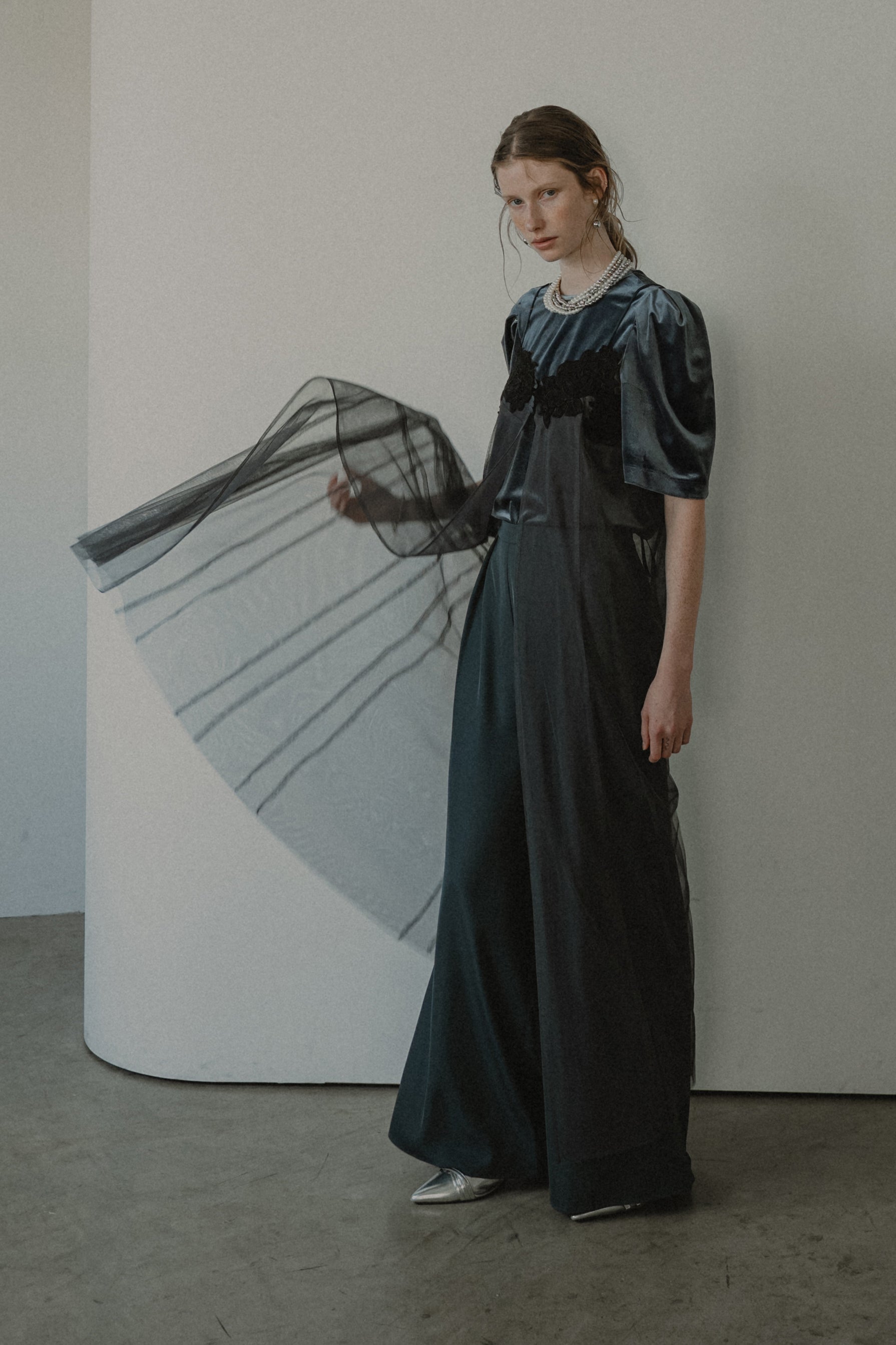 1010 Layered velor dress