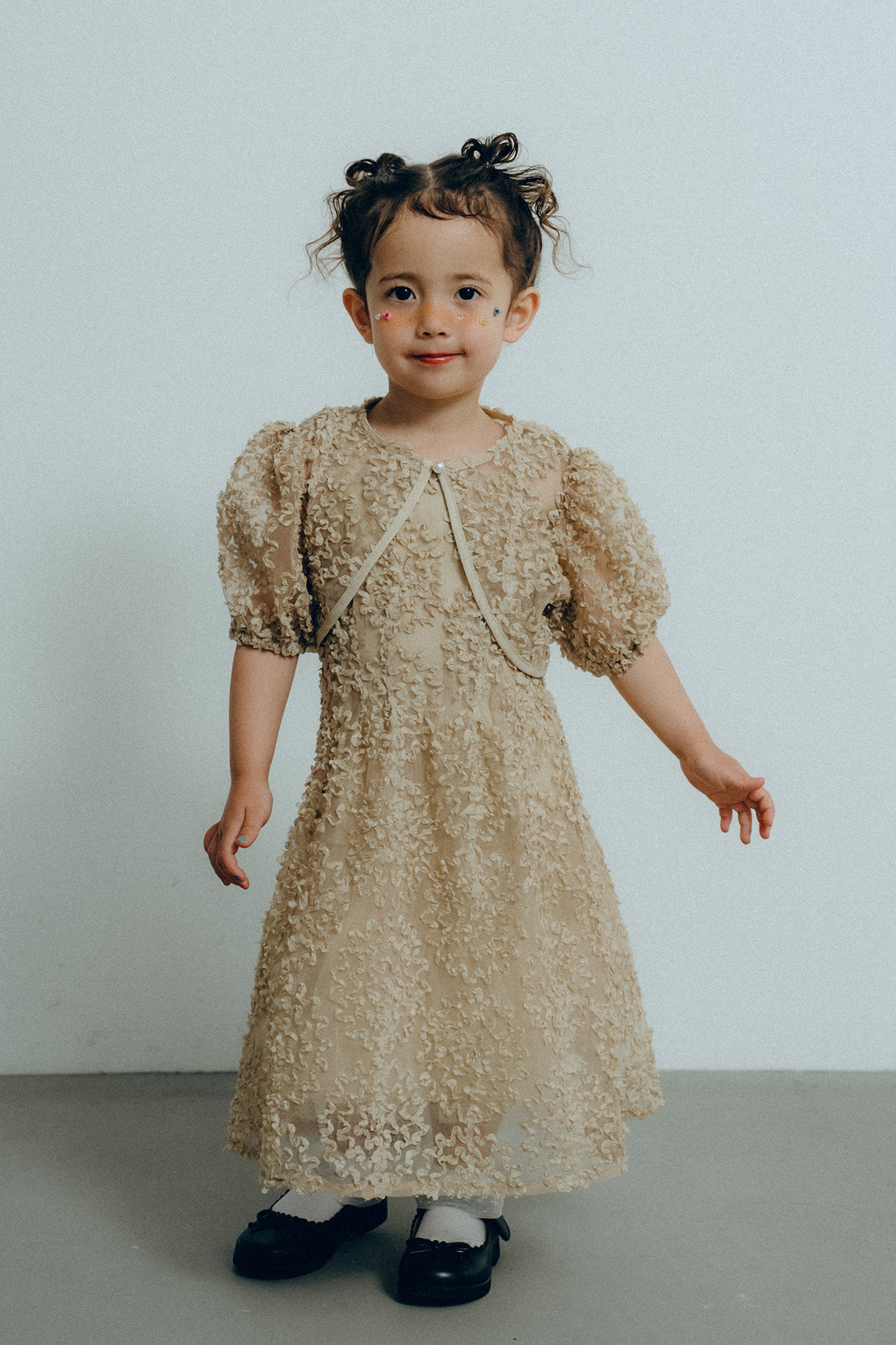1128 Bloom noir dress kids