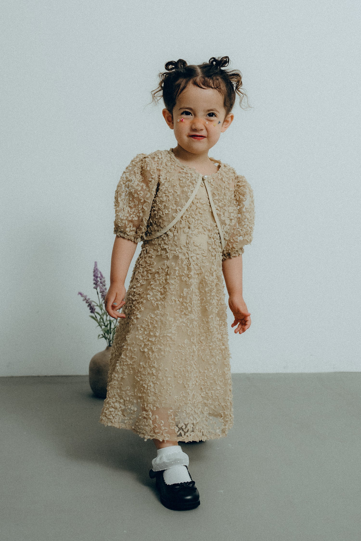 1128 Bloom noir dress kids