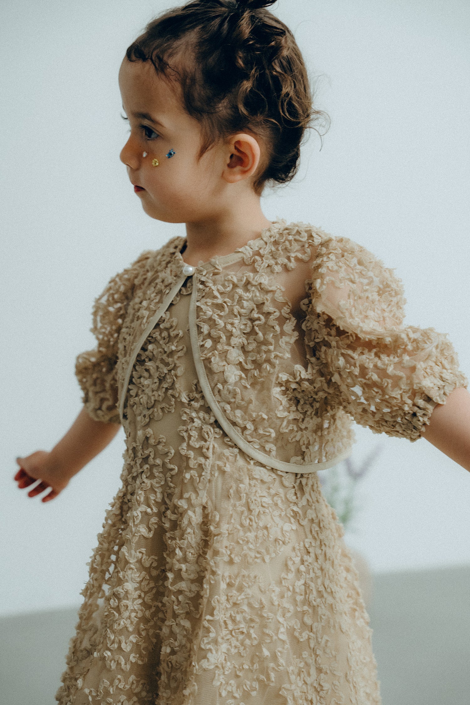 1128 Bloom noir dress kids