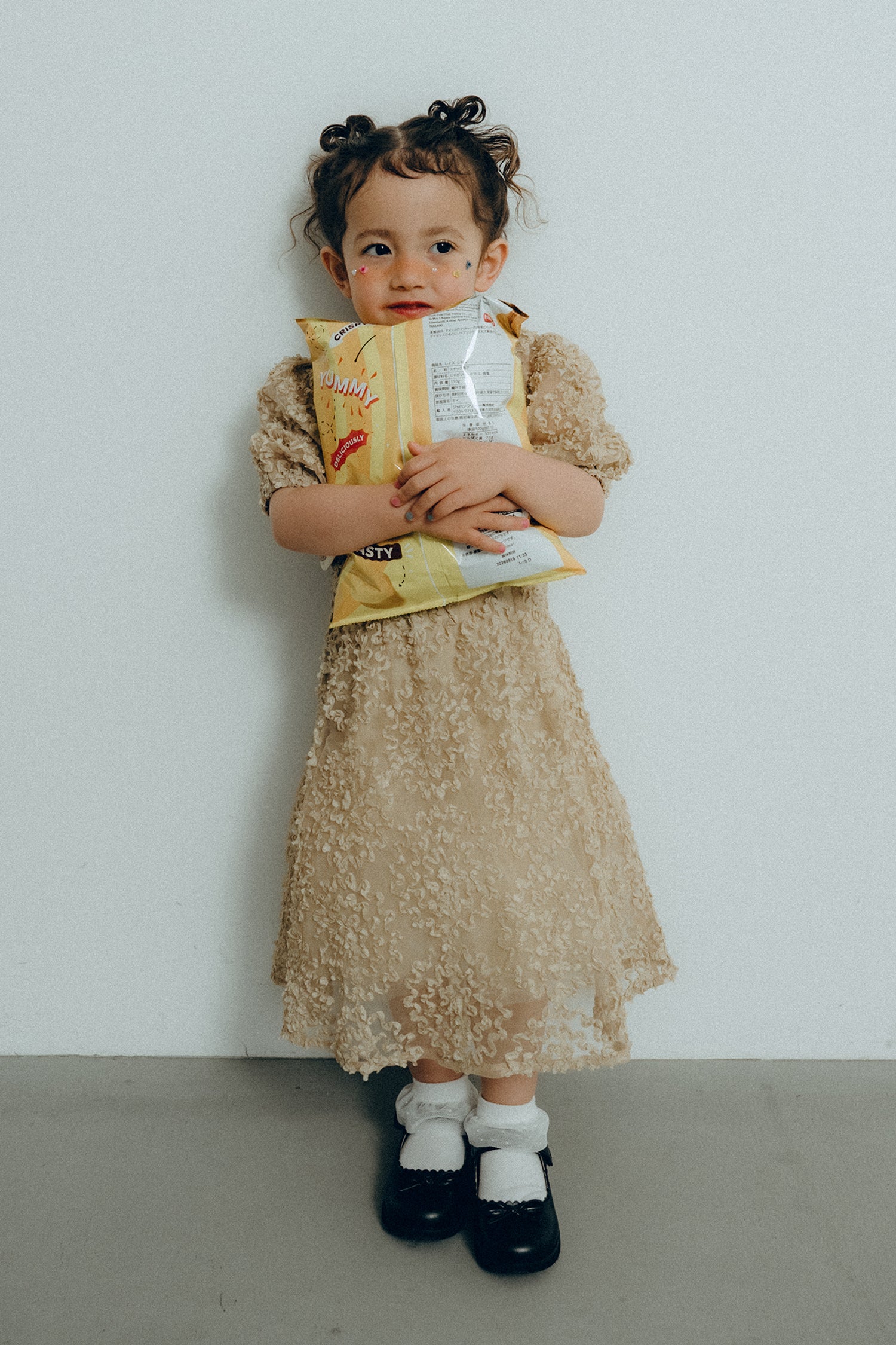 1128 Bloom noir dress kids