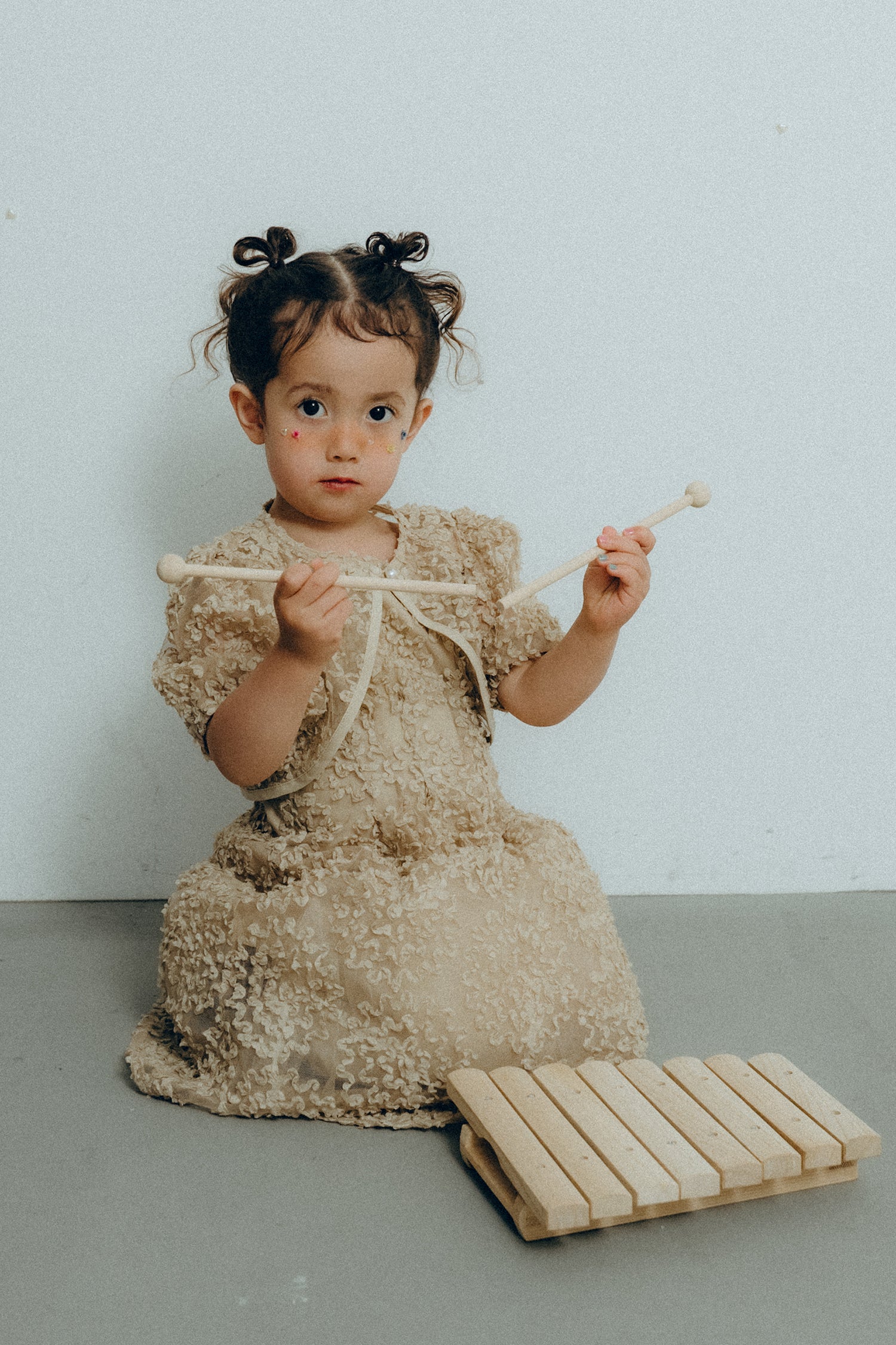 1128 Bloom noir dress kids