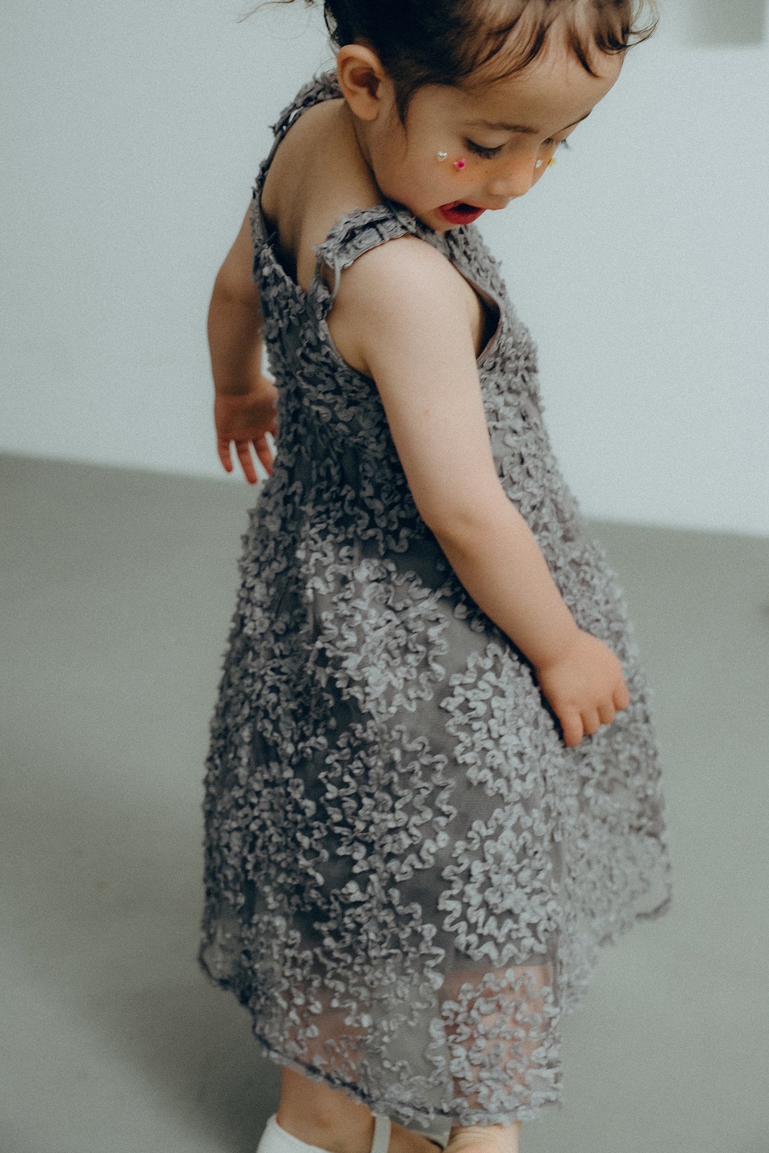 1128 Bloom noir dress kids