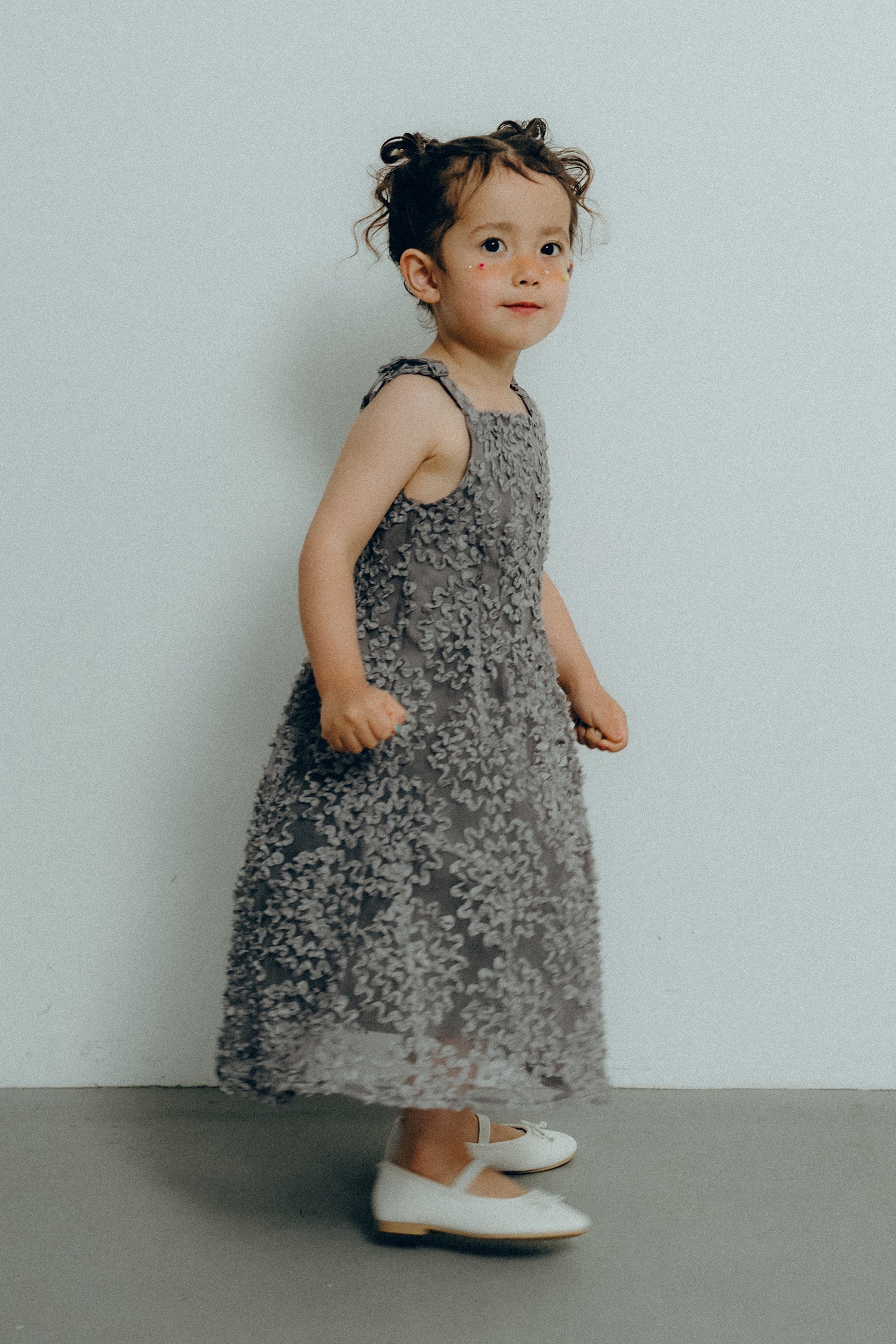 1128 Bloom noir dress kids