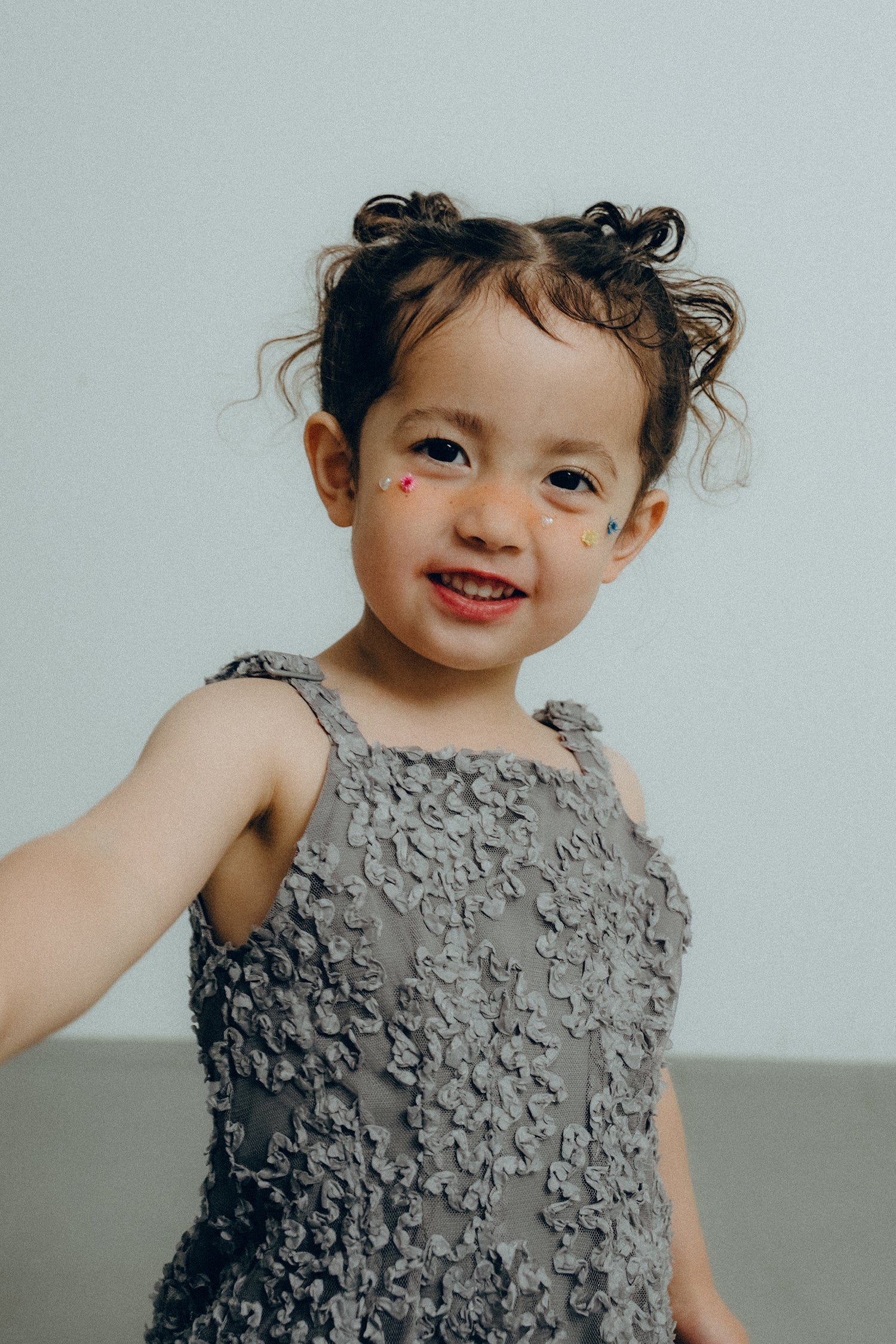1128 Bloom noir dress kids