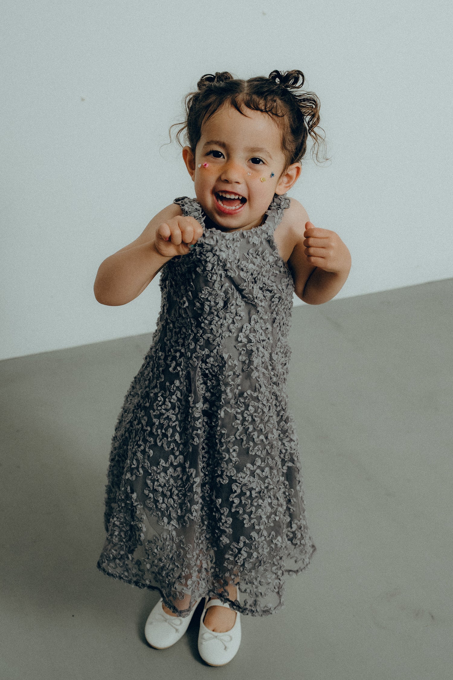 1128 Bloom noir dress kids