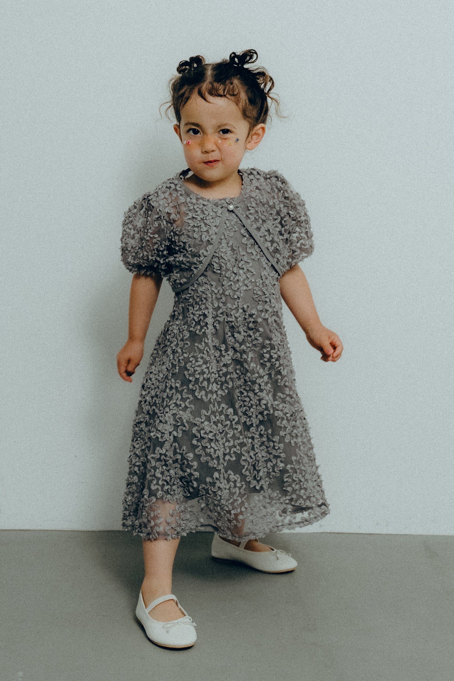 1128 Bloom noir dress kids