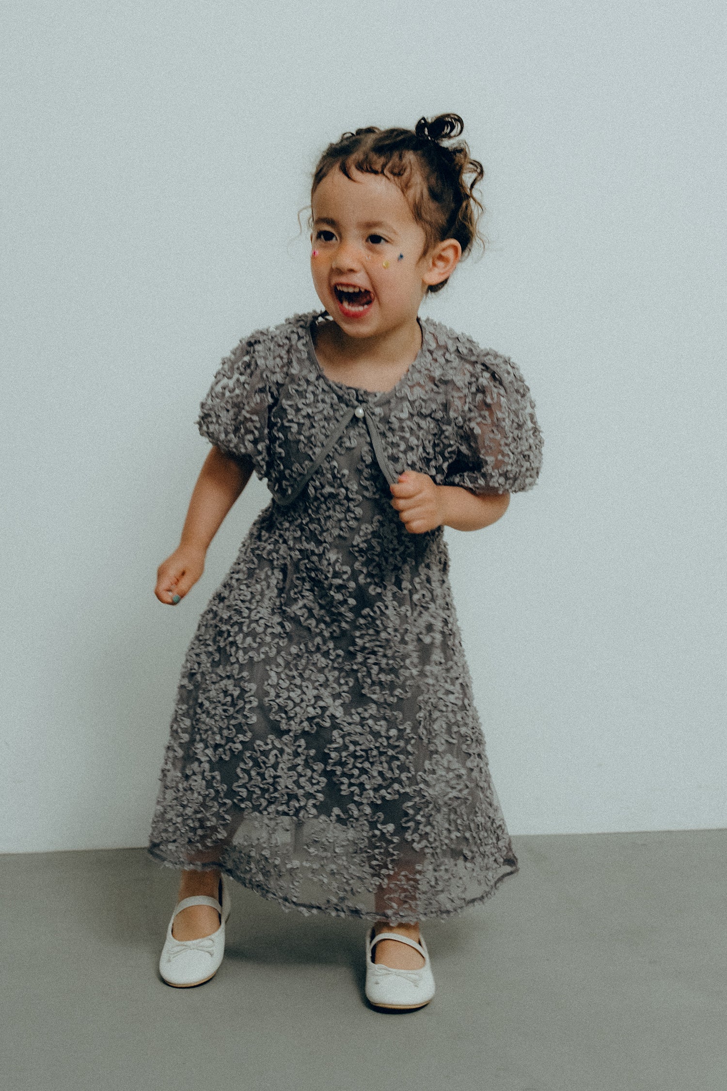 1128 Bloom noir dress kids