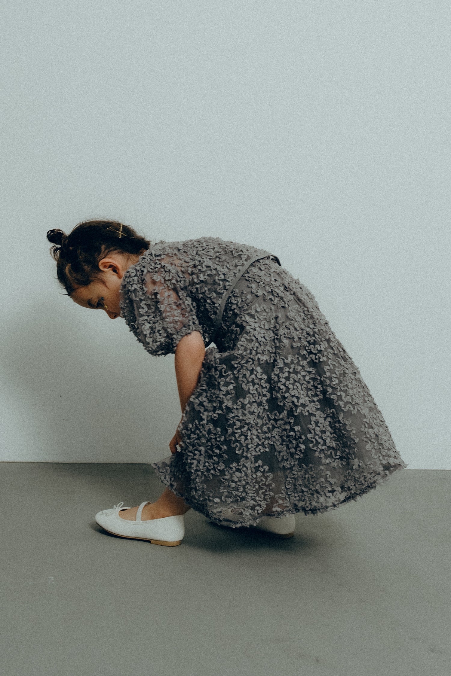 1128 Bloom noir dress kids