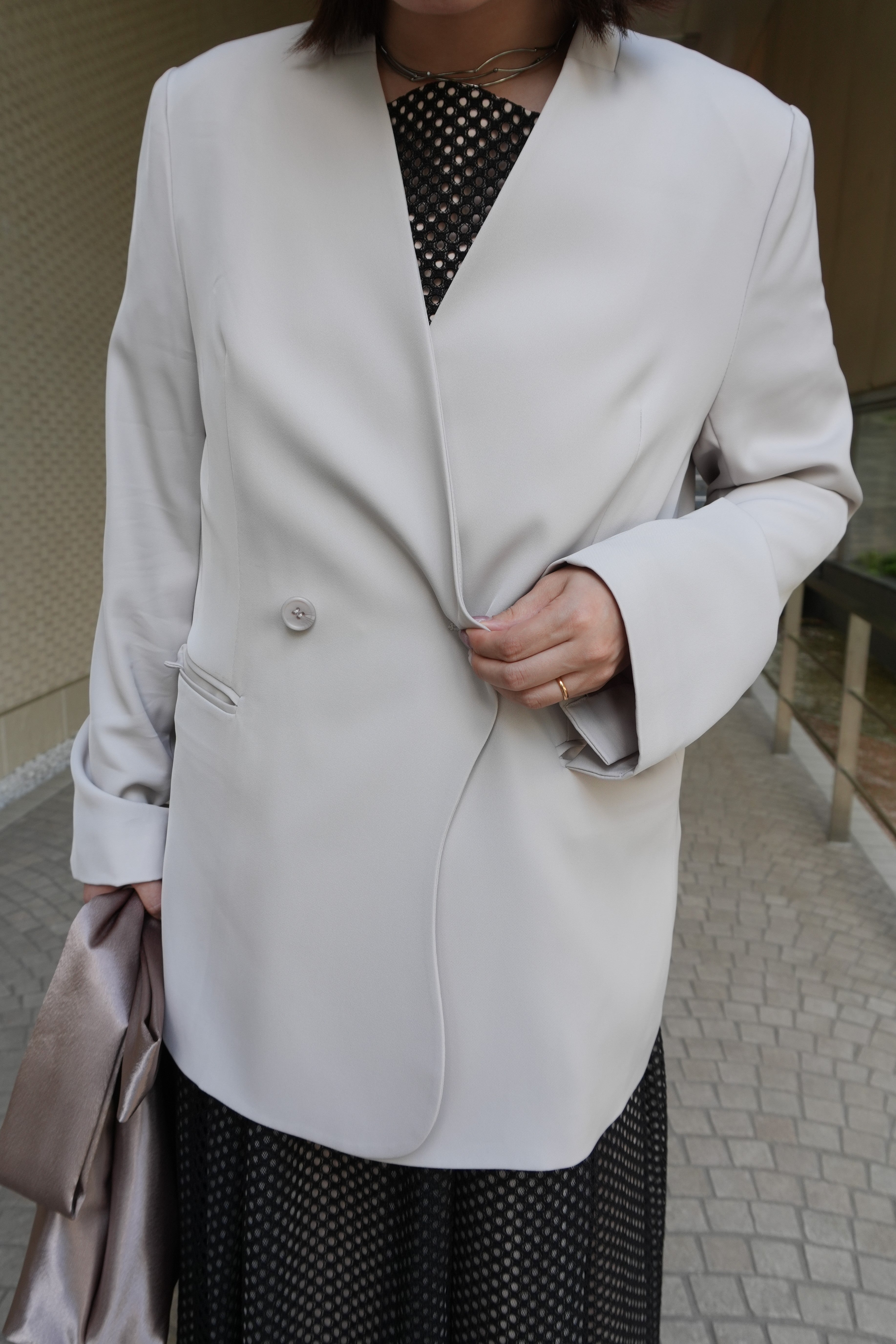 1098 Minimal collarless Jacket