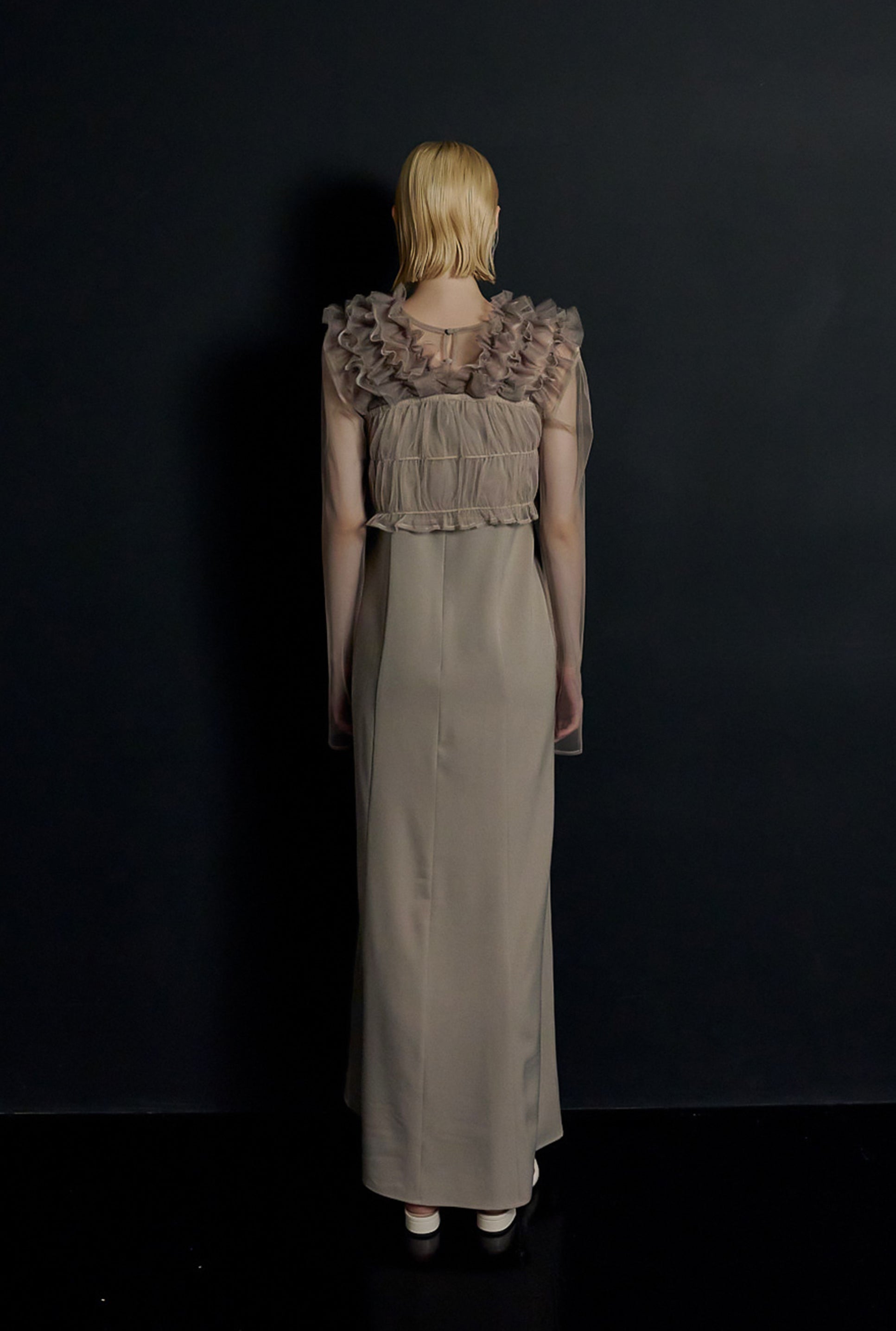 913 Many way frill dress