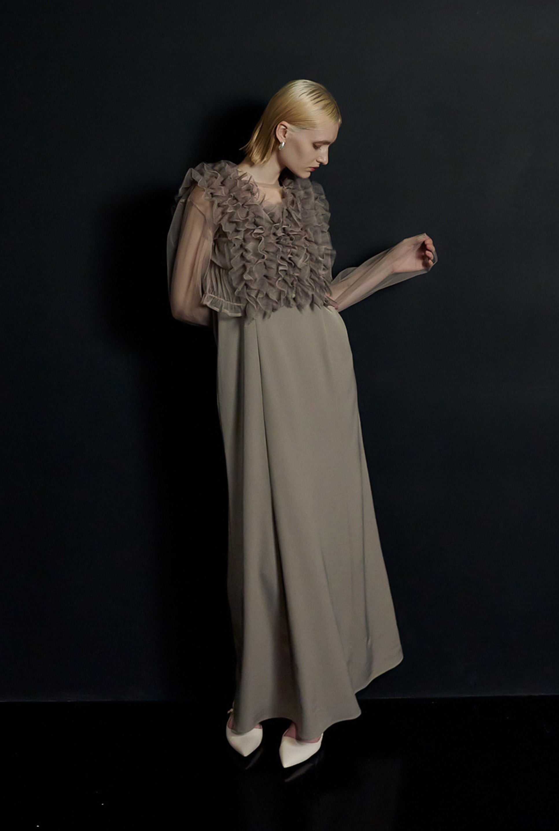 913 Many way frill dress