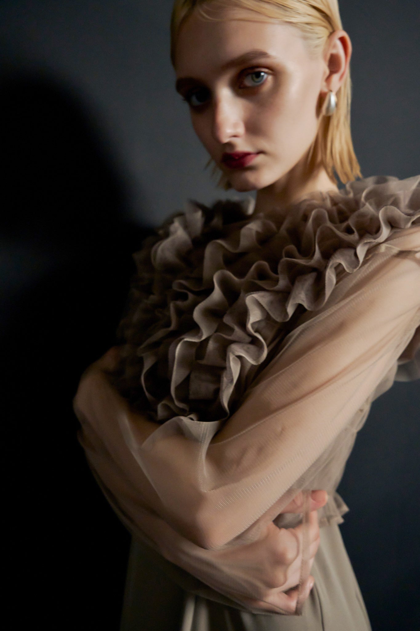 913 Many way frill dress