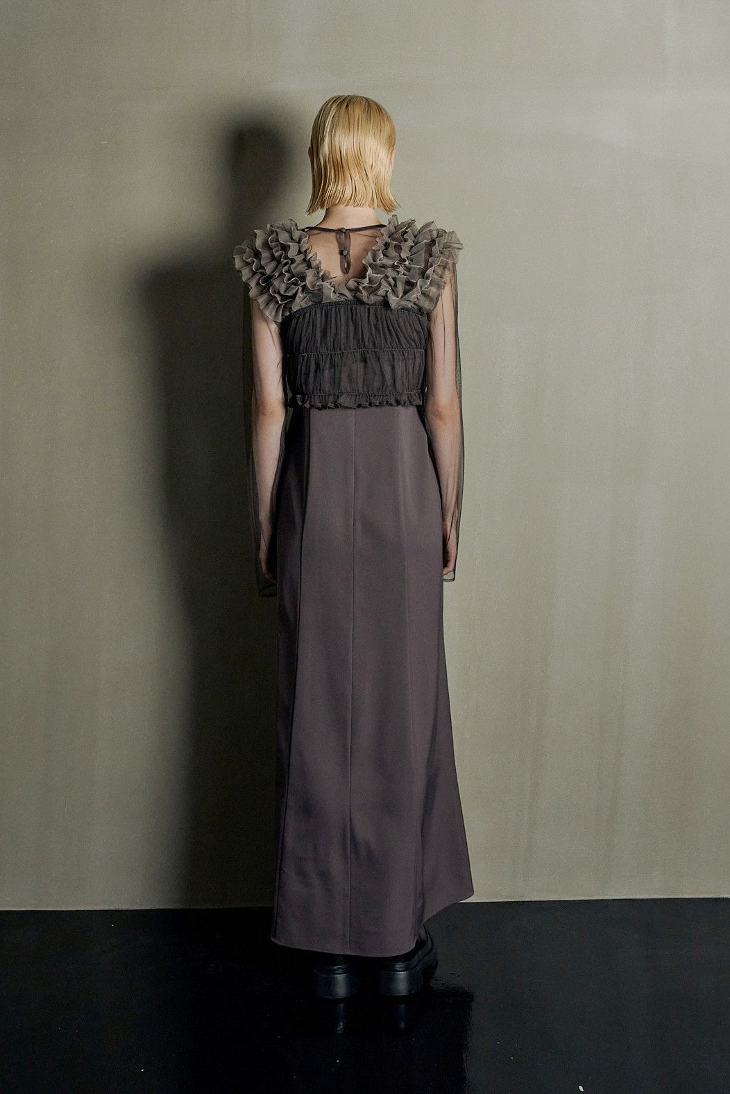 913 Many way frill dress