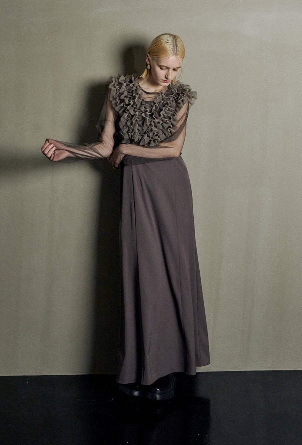 913 Many way frill dress