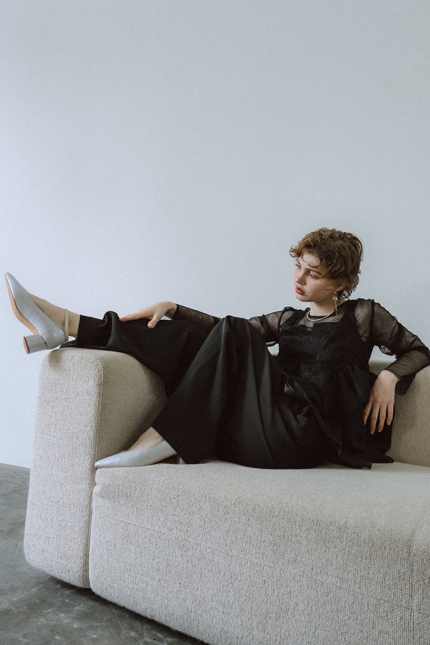 1032 Sparkle chunky pumps