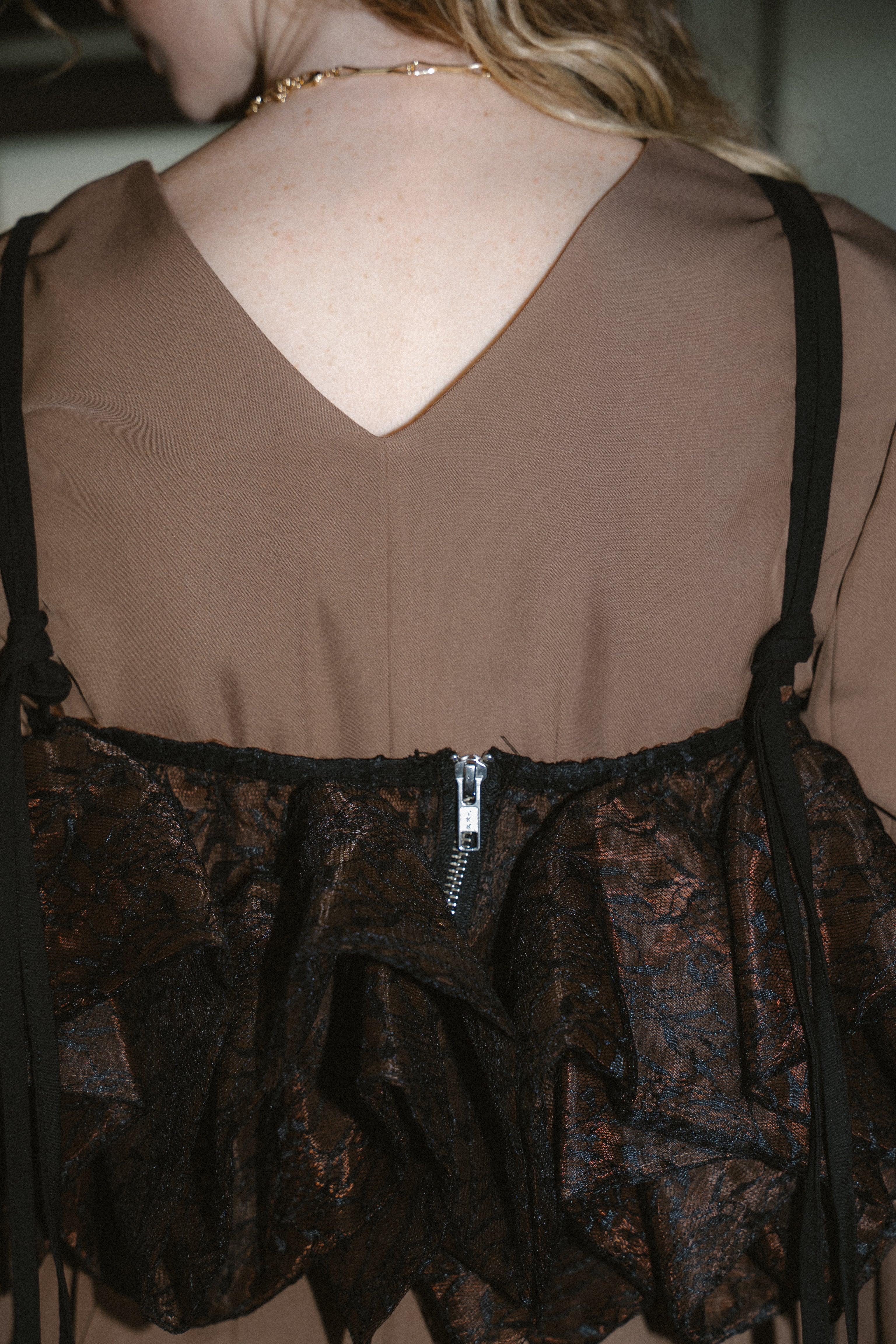 1038 Raffle organza dress