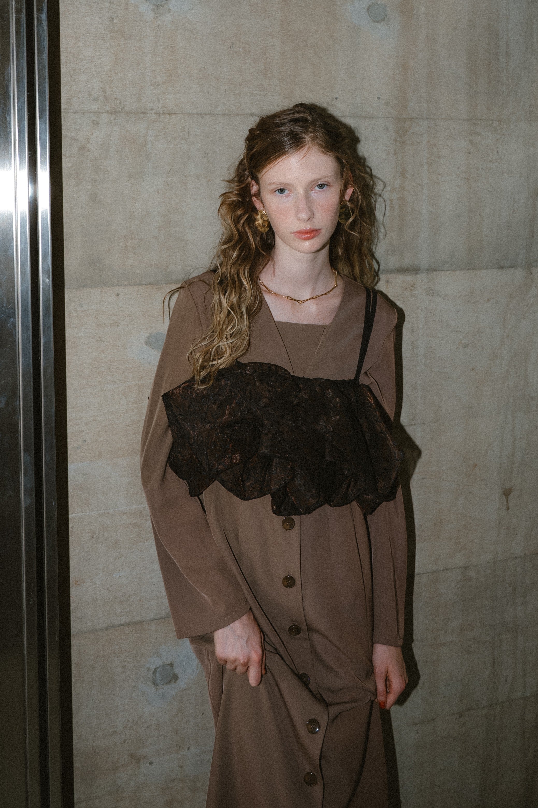 1038 Raffle organza dress