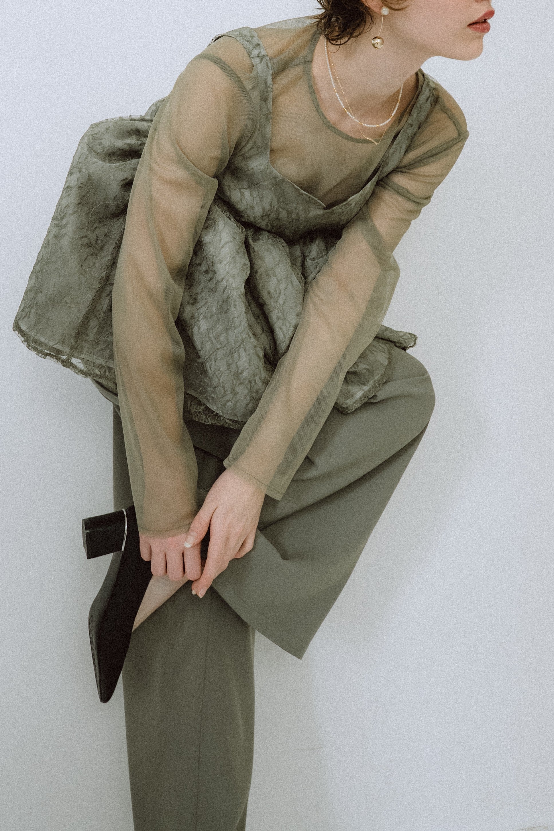 1032 Sparkle chunky pumps