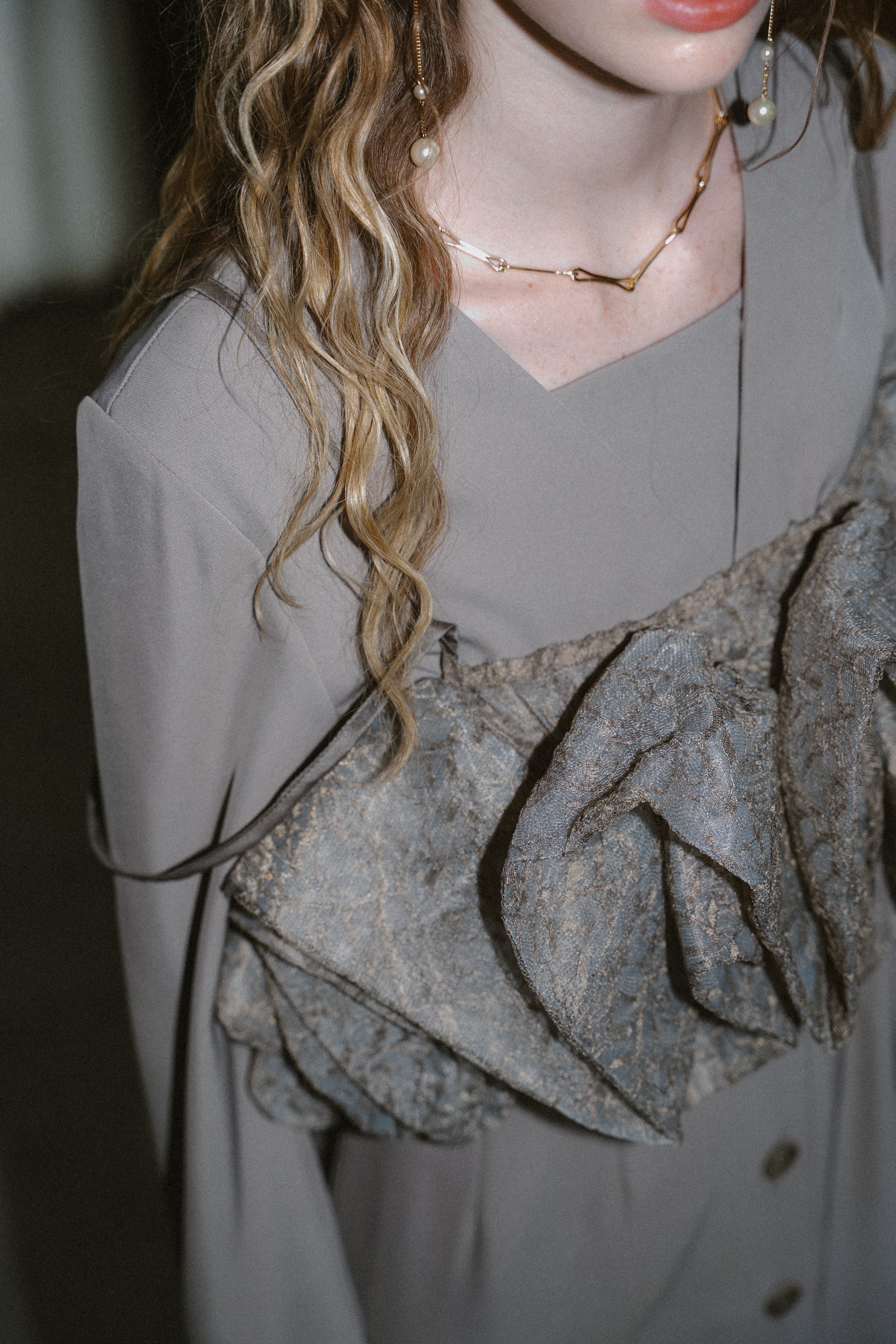 1038 Raffle organza dress