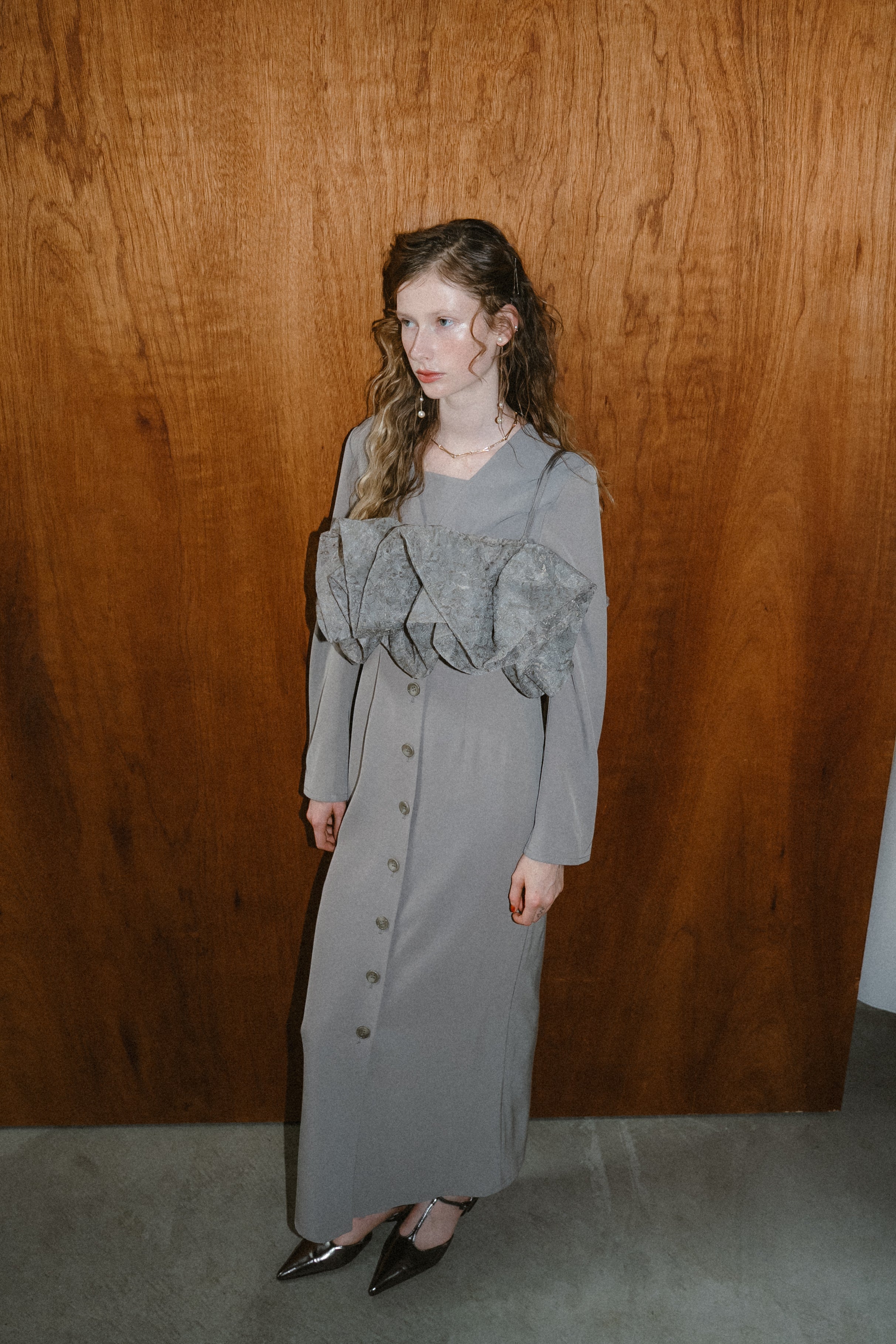 1038 Raffle organza dress