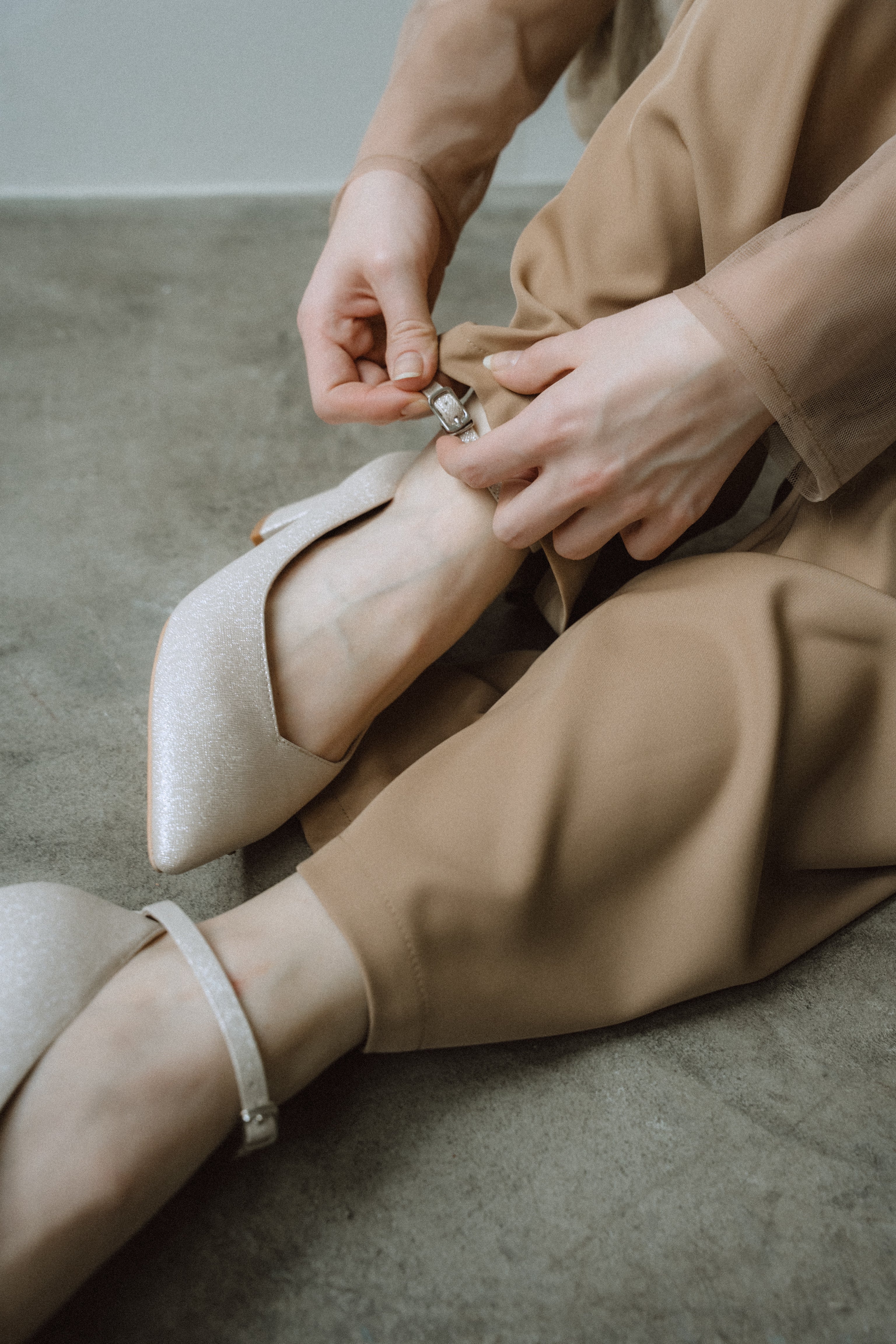 1032 Sparkle chunky pumps