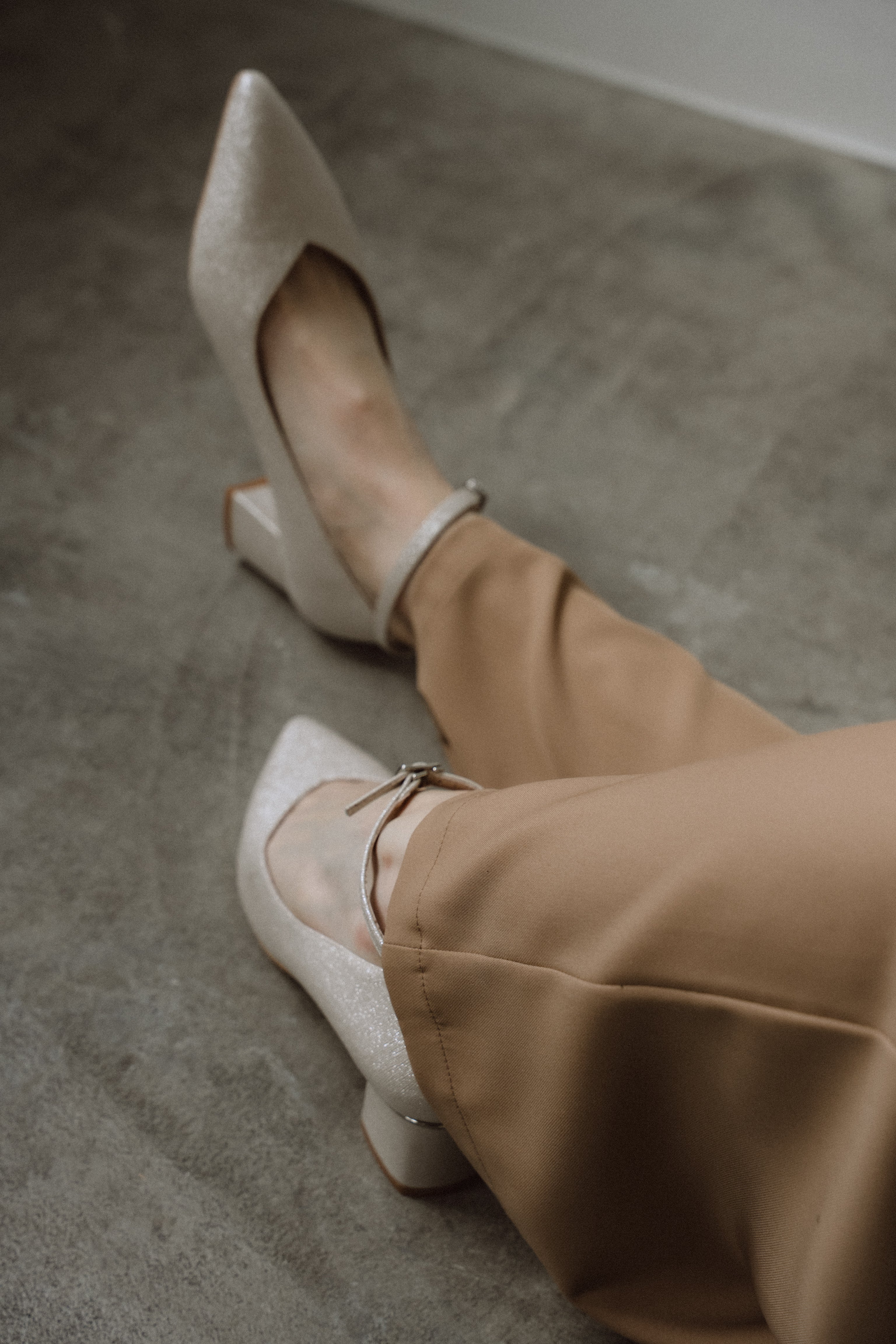 1032 Sparkle chunky pumps