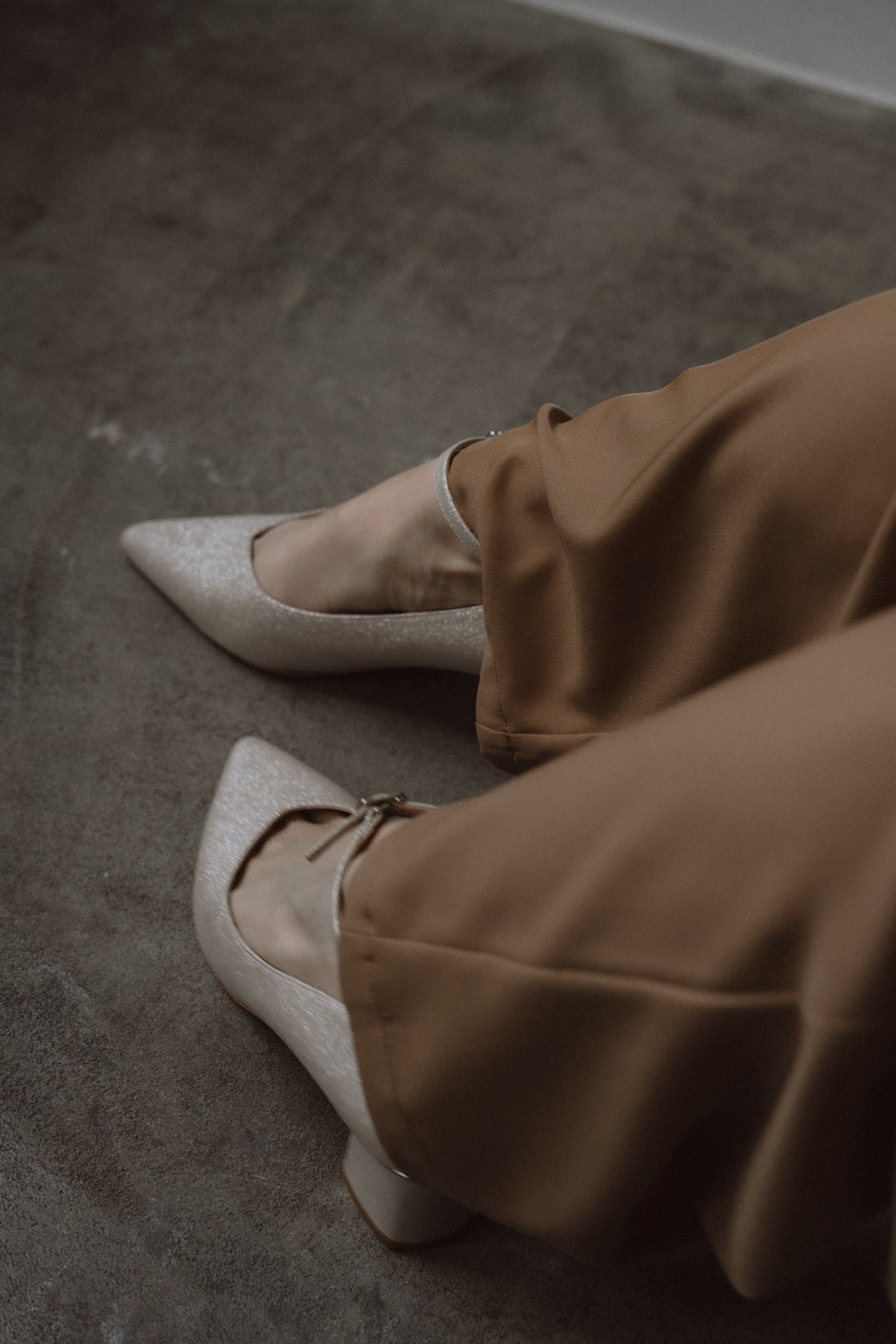 1032 Sparkle chunky pumps