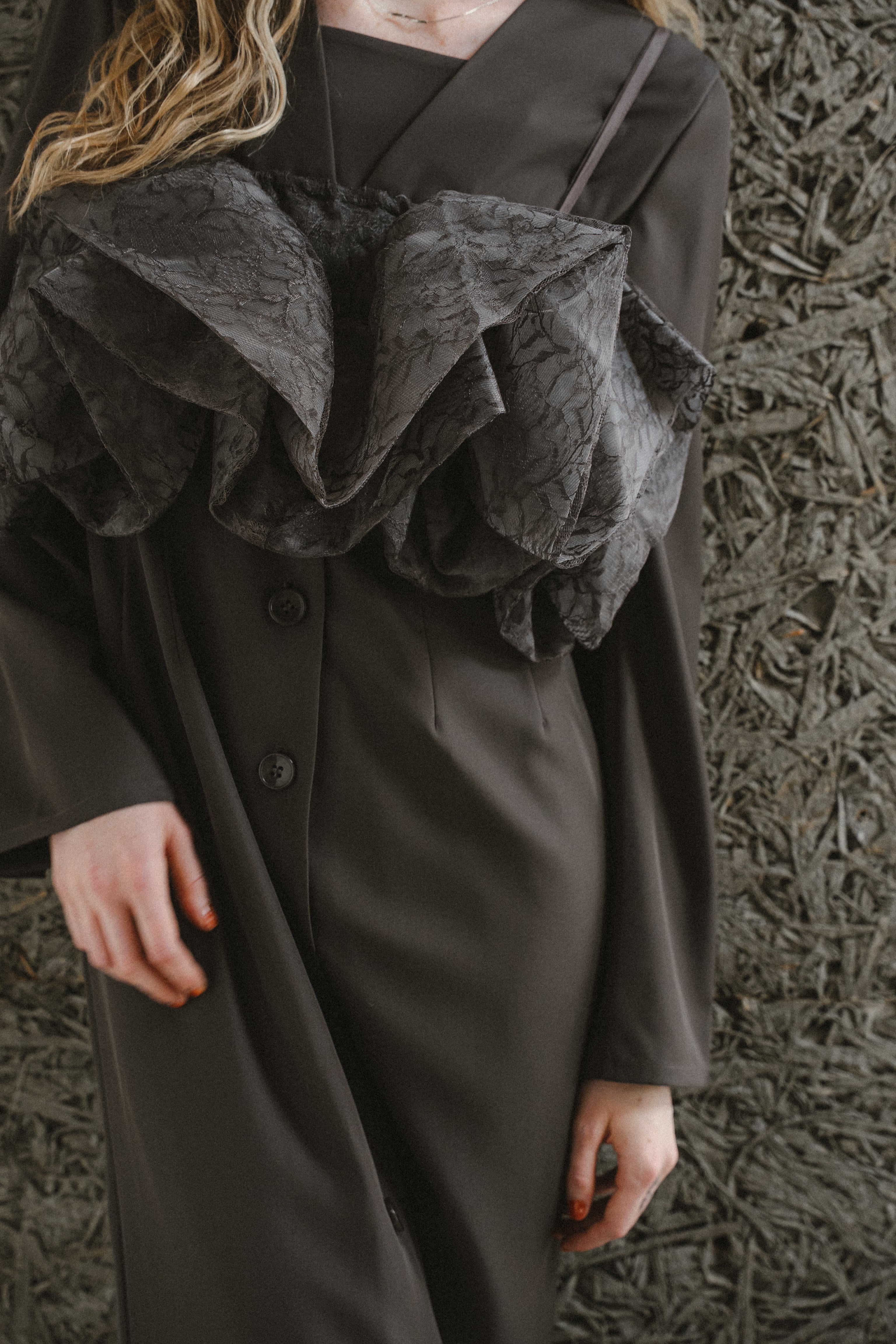 1038 Raffle organza dress