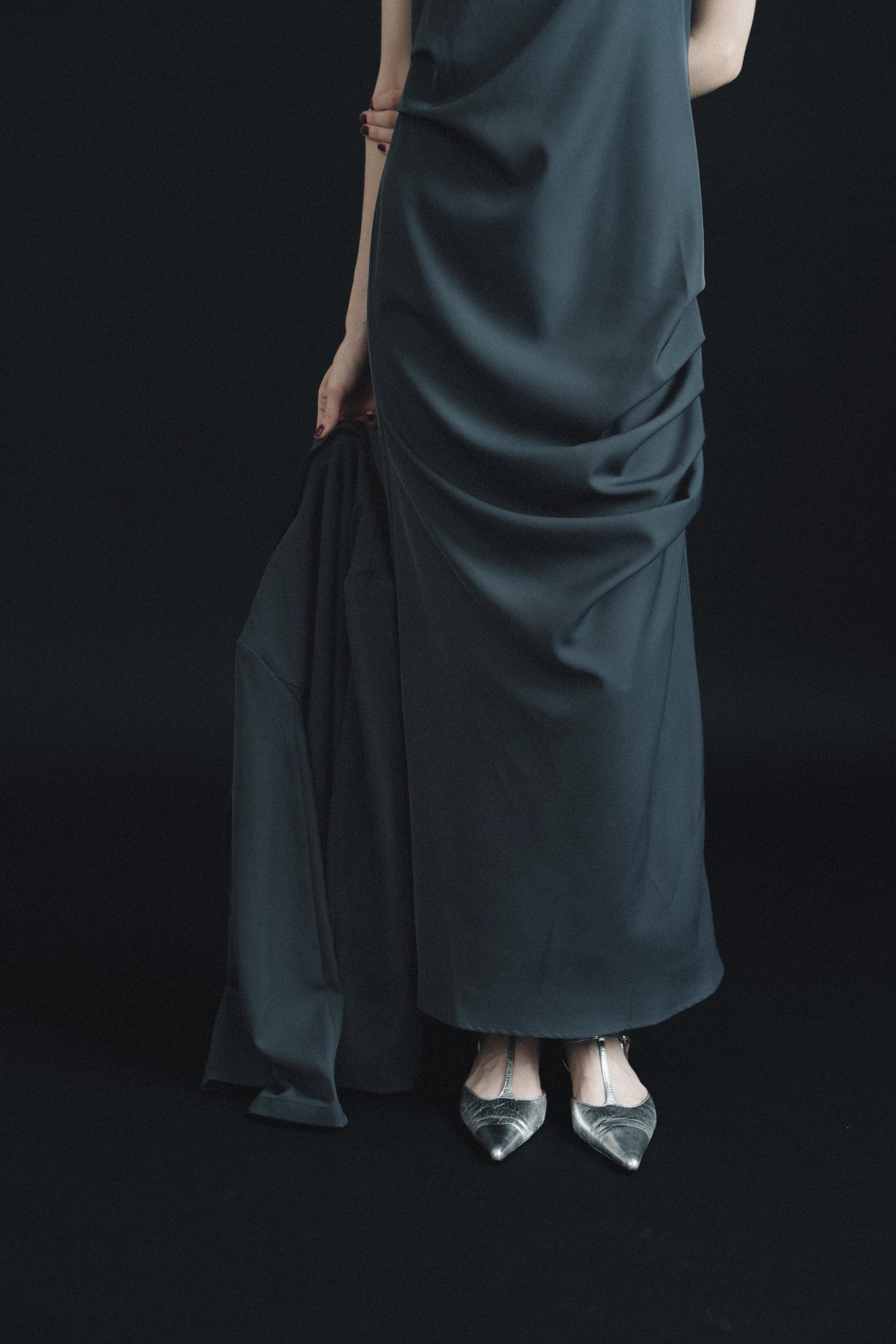 model:174cm size:モデルサイズ color:ブルー