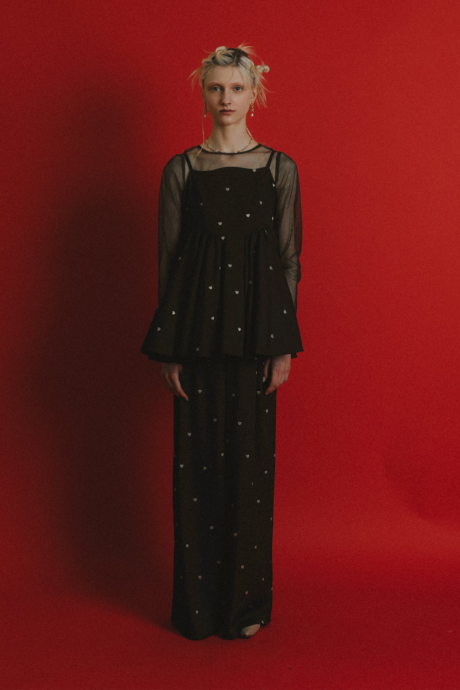 1099 Tulle Blouse