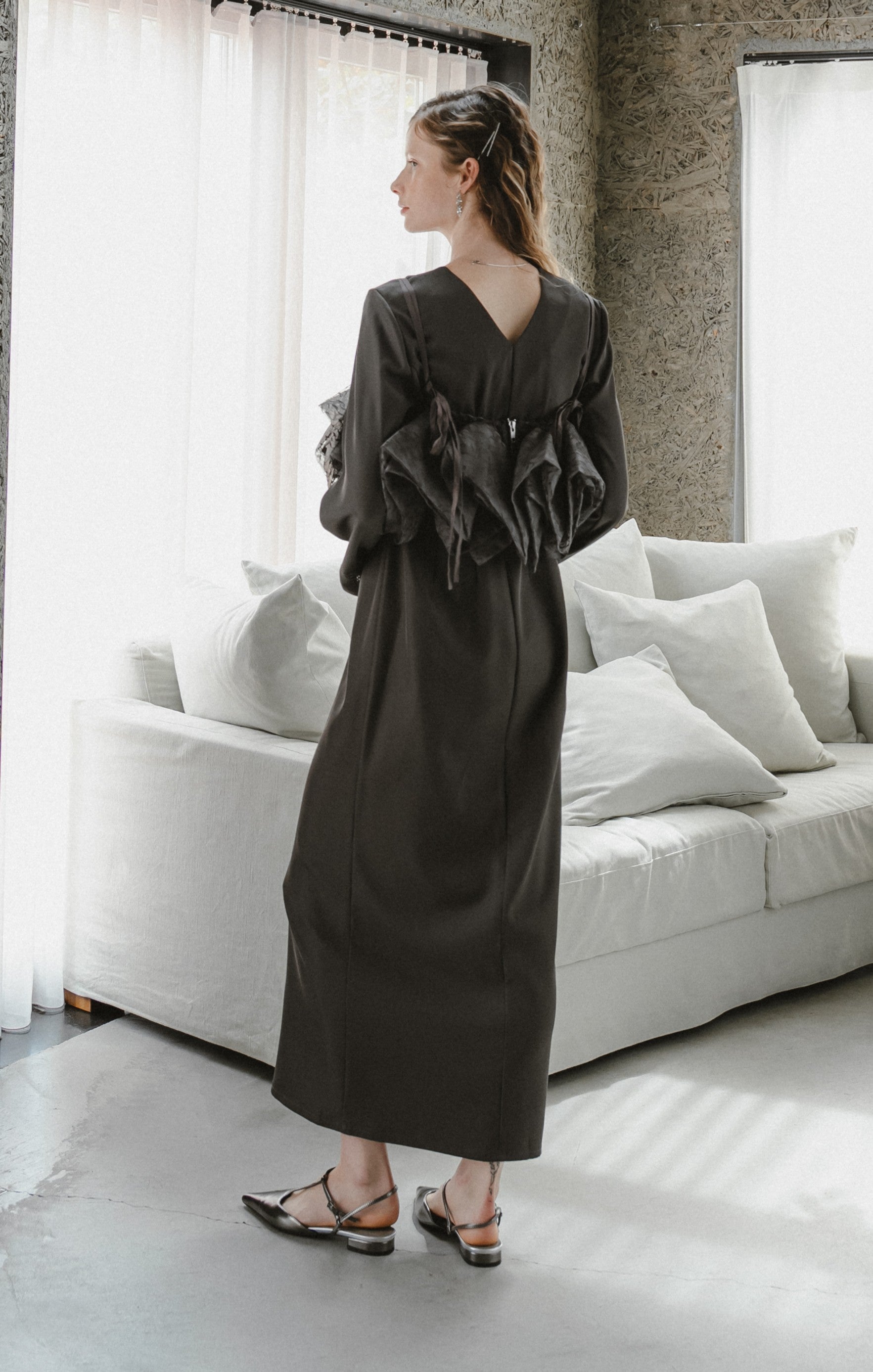 1038 Raffle organza dress