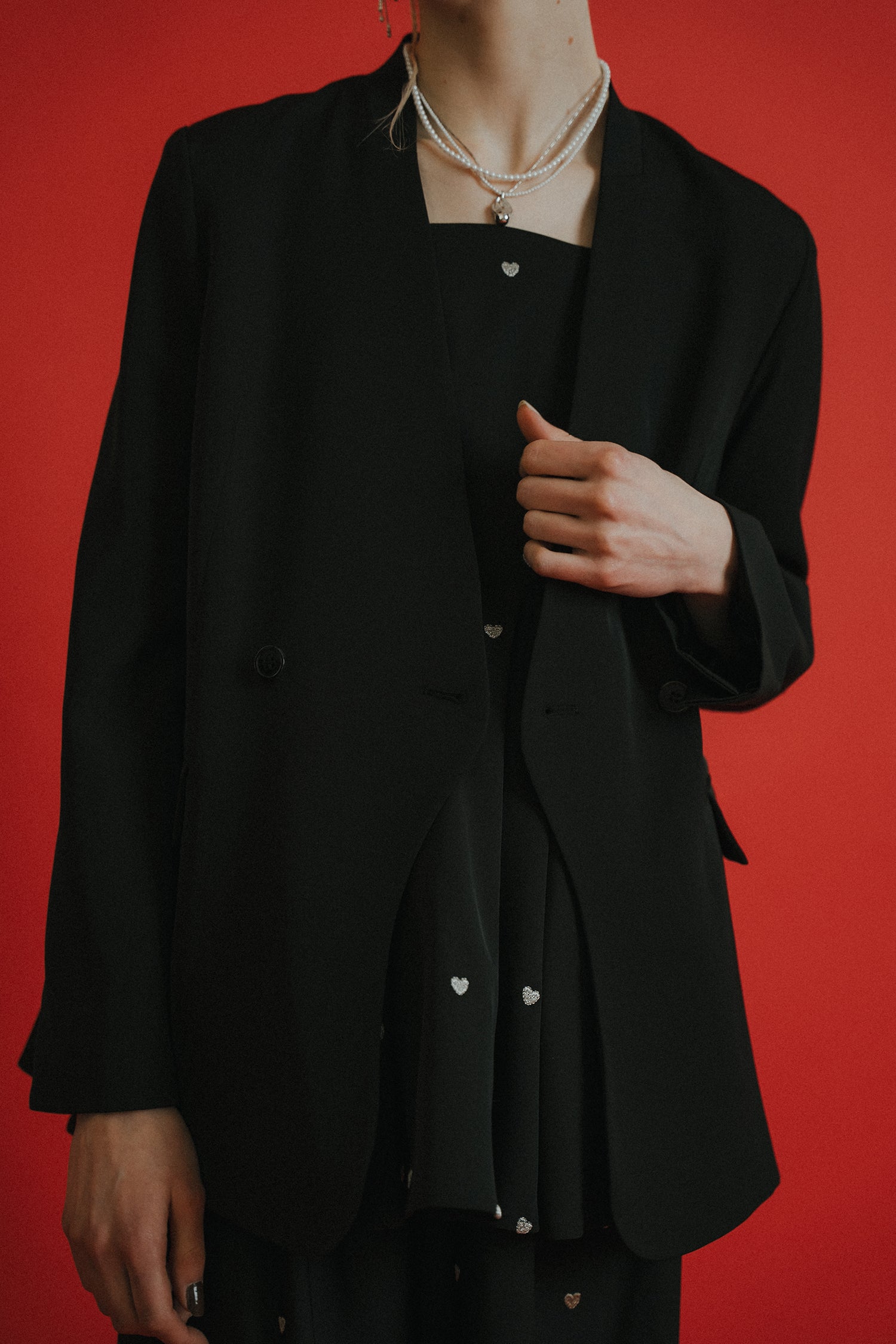1098 Minimal collarless Jacket