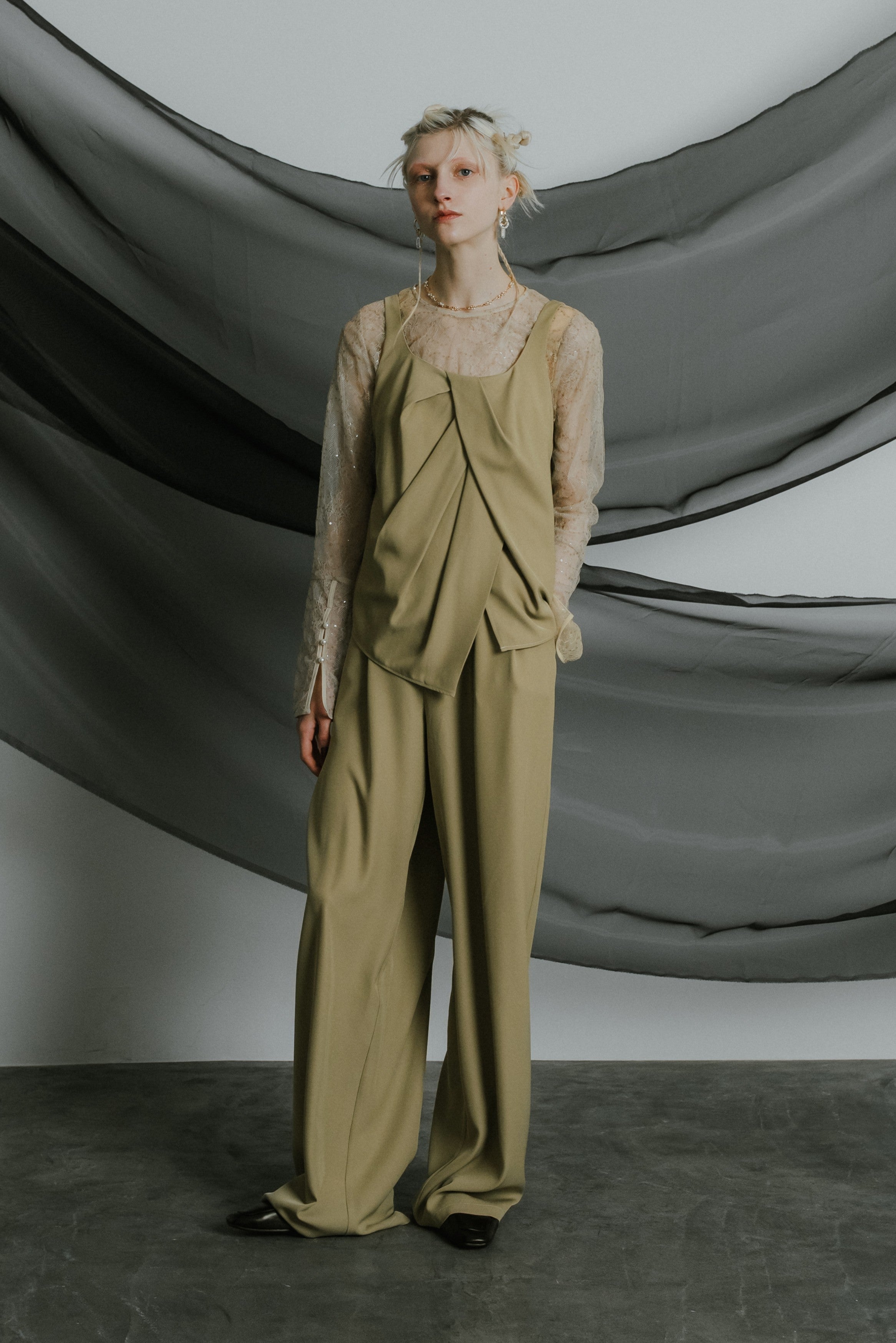 model : H173cm 着用サイズ L