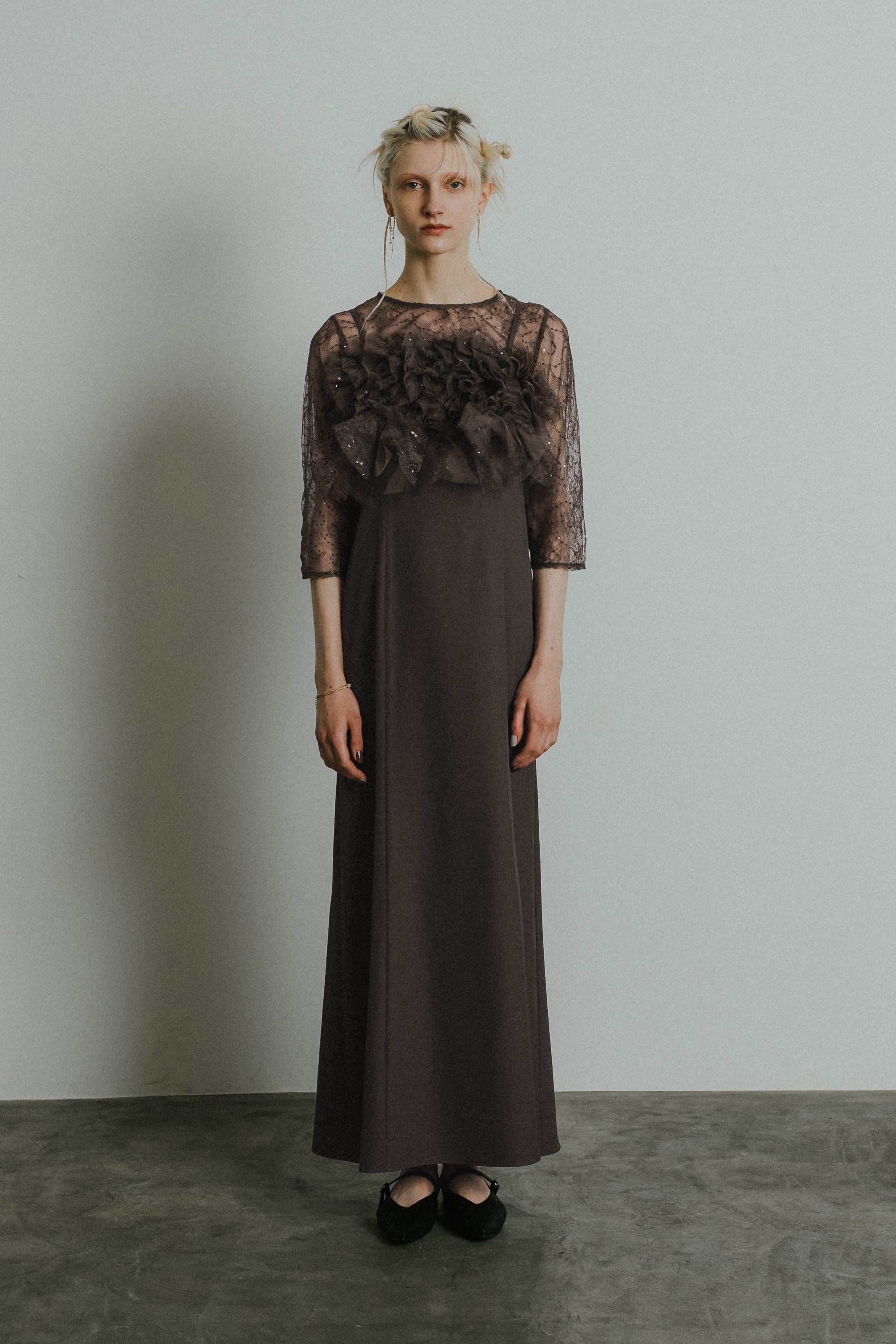 1085 Noir glitter dress