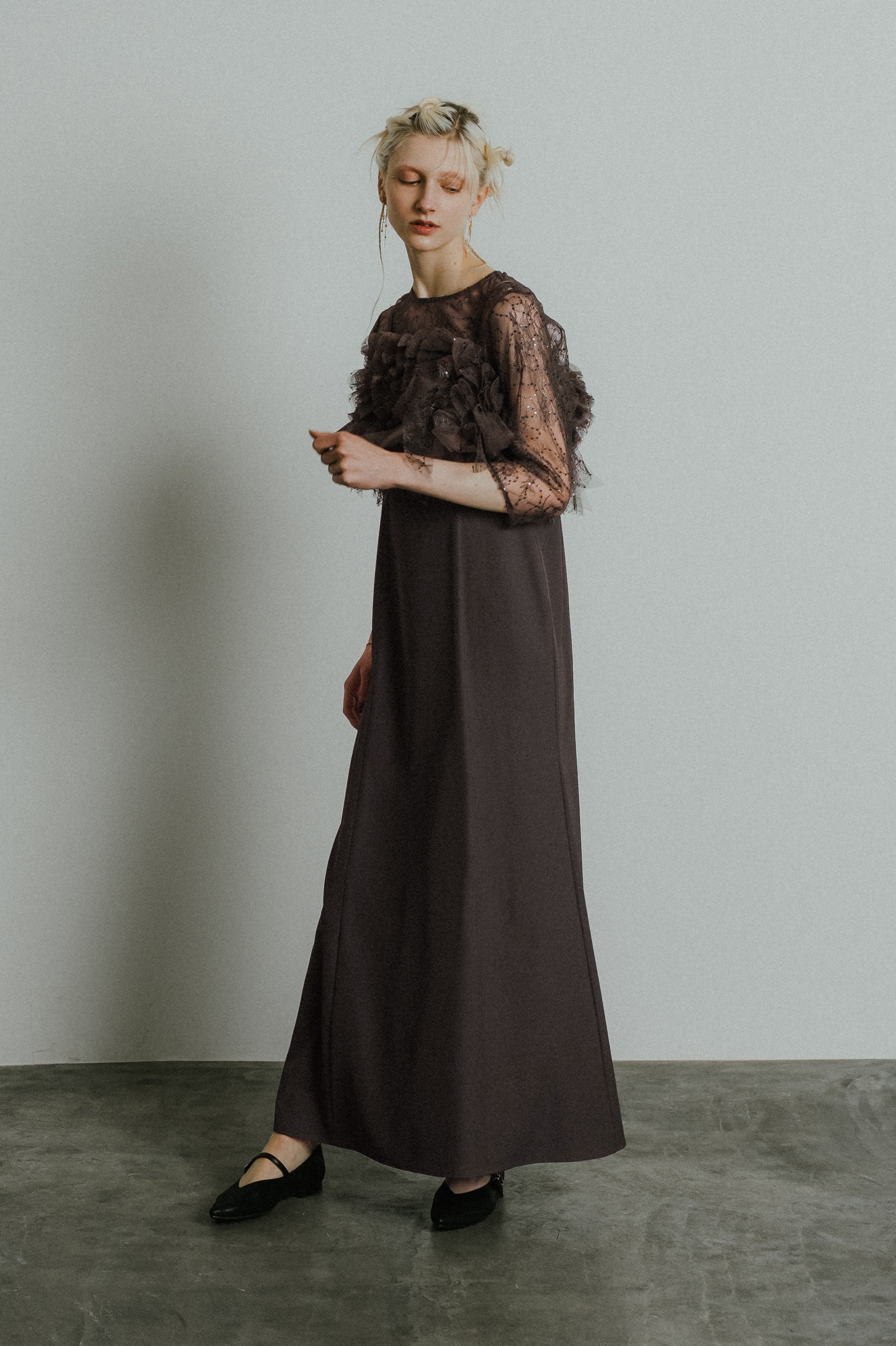 1085 Noir glitter dress