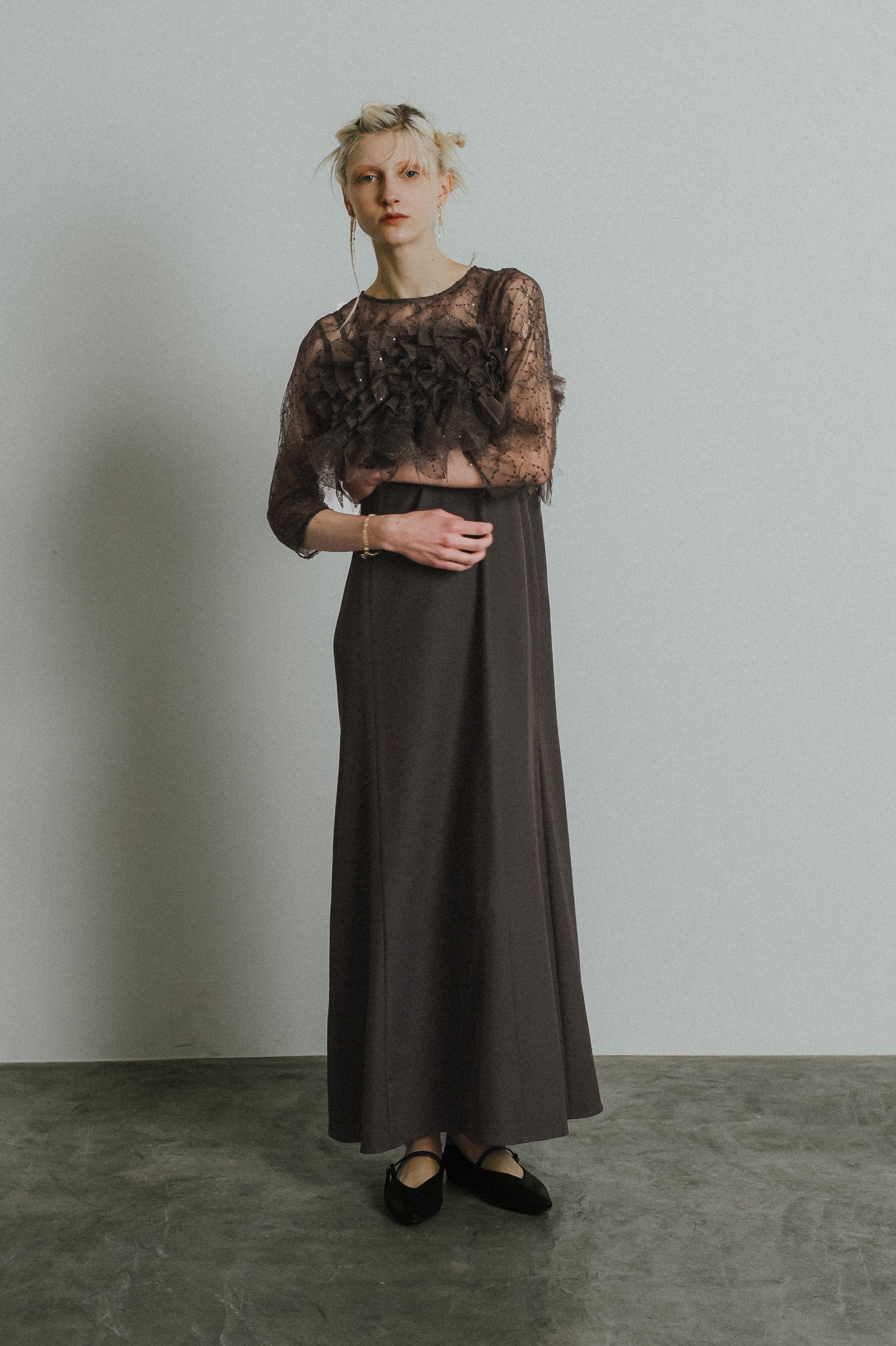 1085 Noir glitter dress