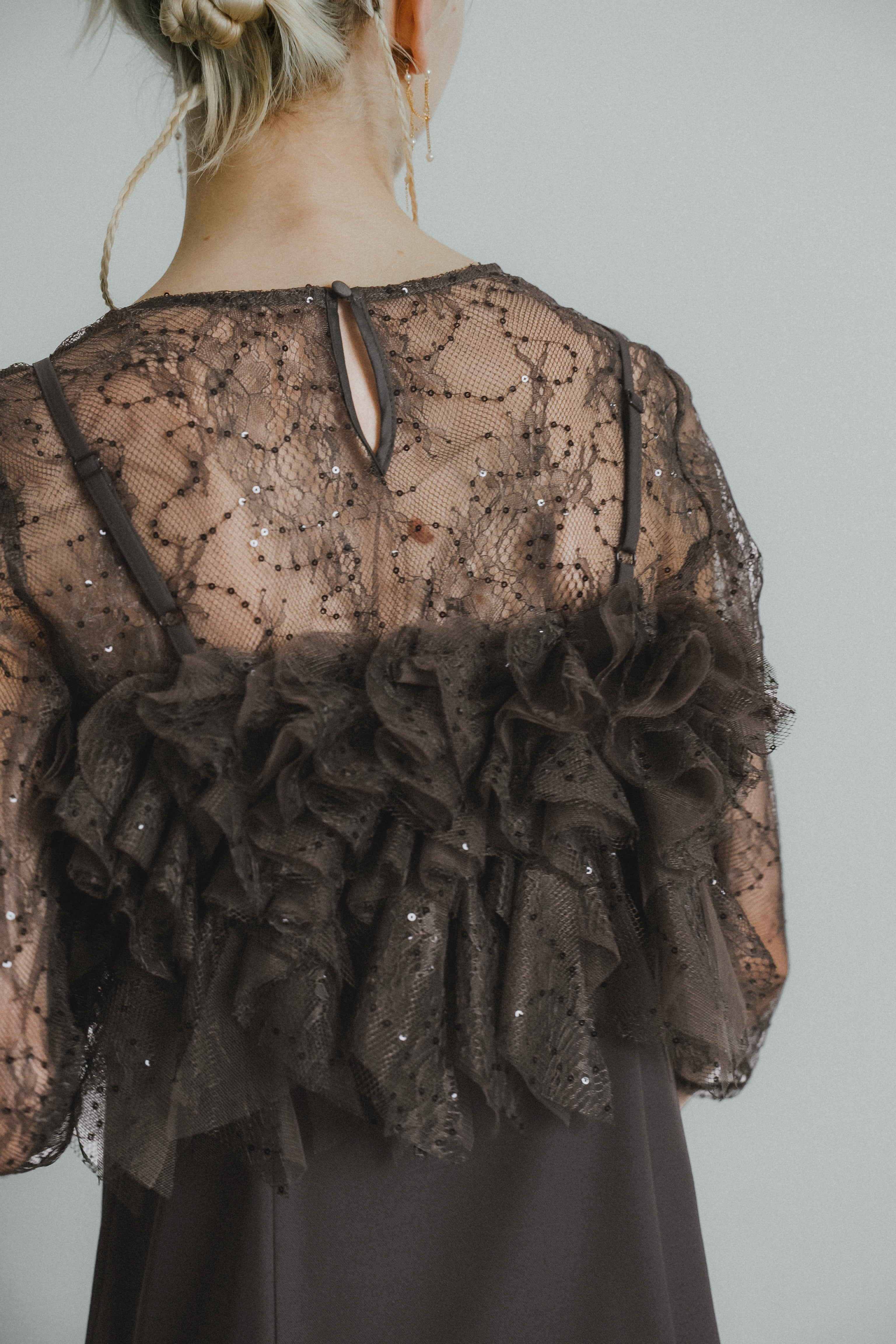 1085 Noir glitter dress